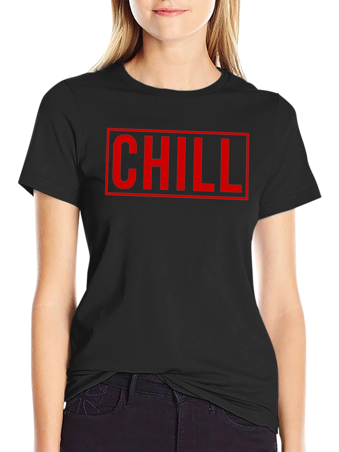 Black Chill Red Box Black T-Shirt view 2