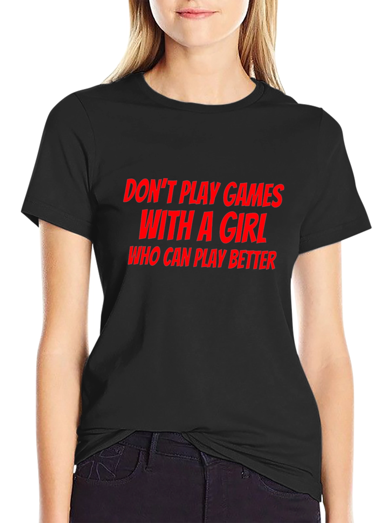 Black Don't Play Games Graphic Tee view 2