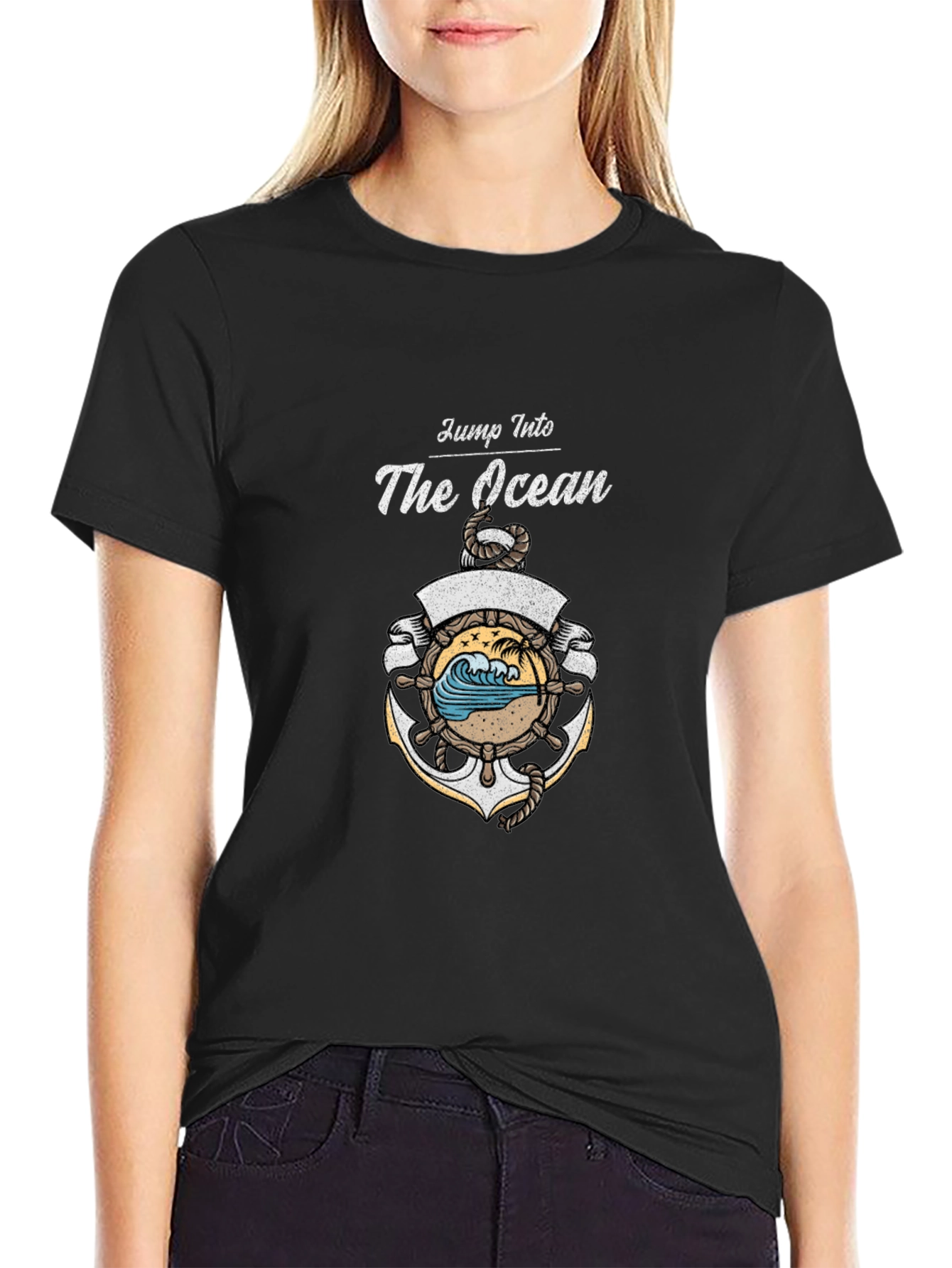 Jump Into The Ocean Graphic Tee - 2