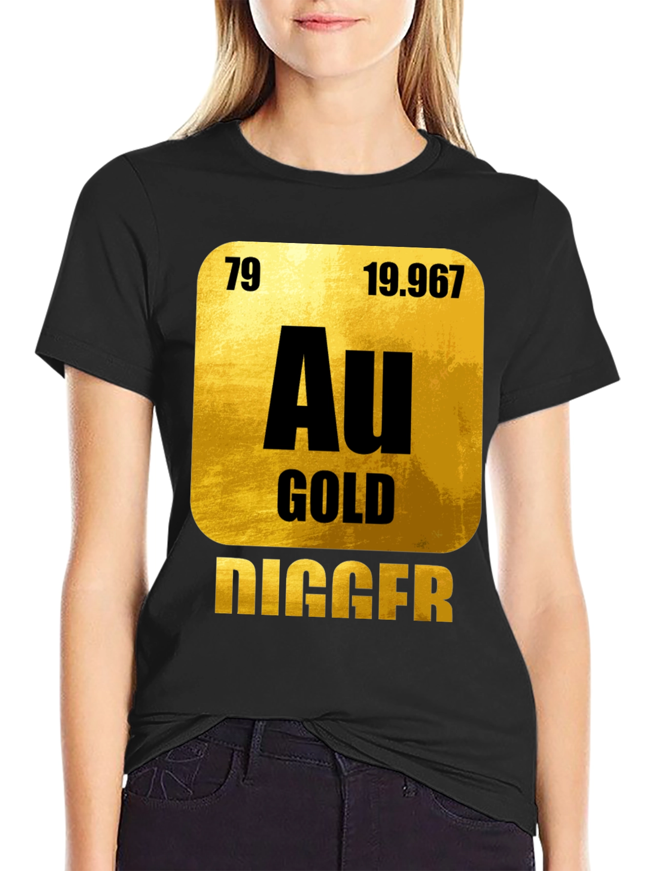 Black Gold Digger Graphic Tee - Element Style view 2