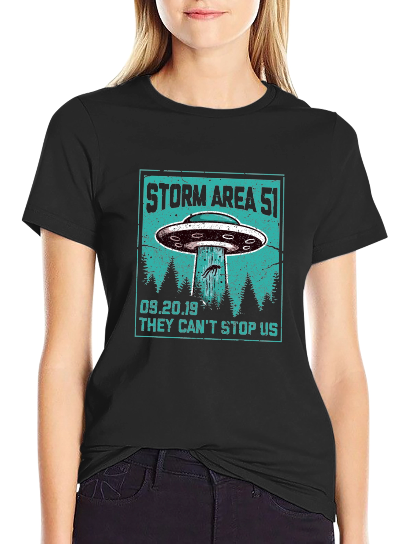 Storm Area 51 UFO Graphic Tee - 2