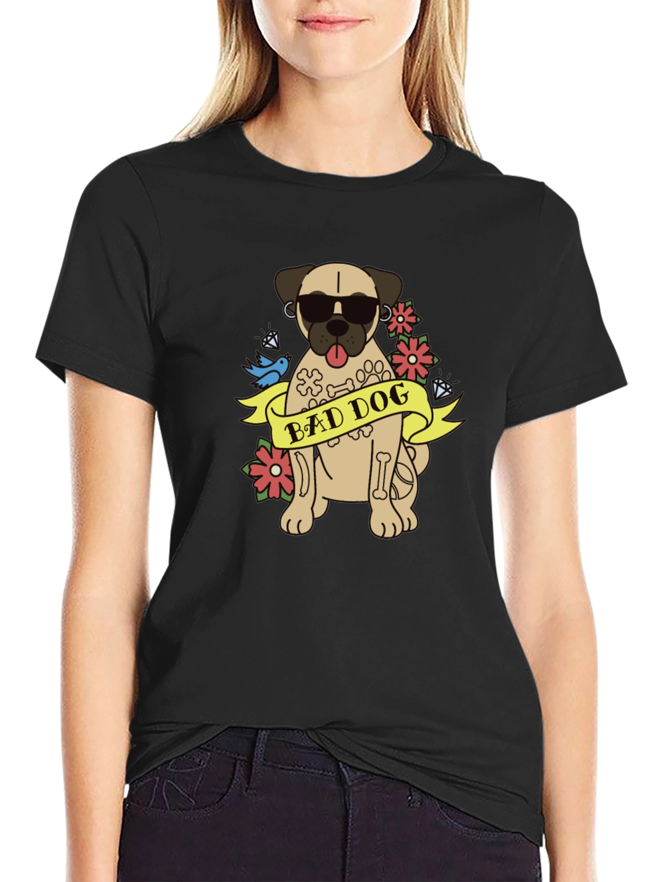 Bad Dog Graphic T-Shirt - 2