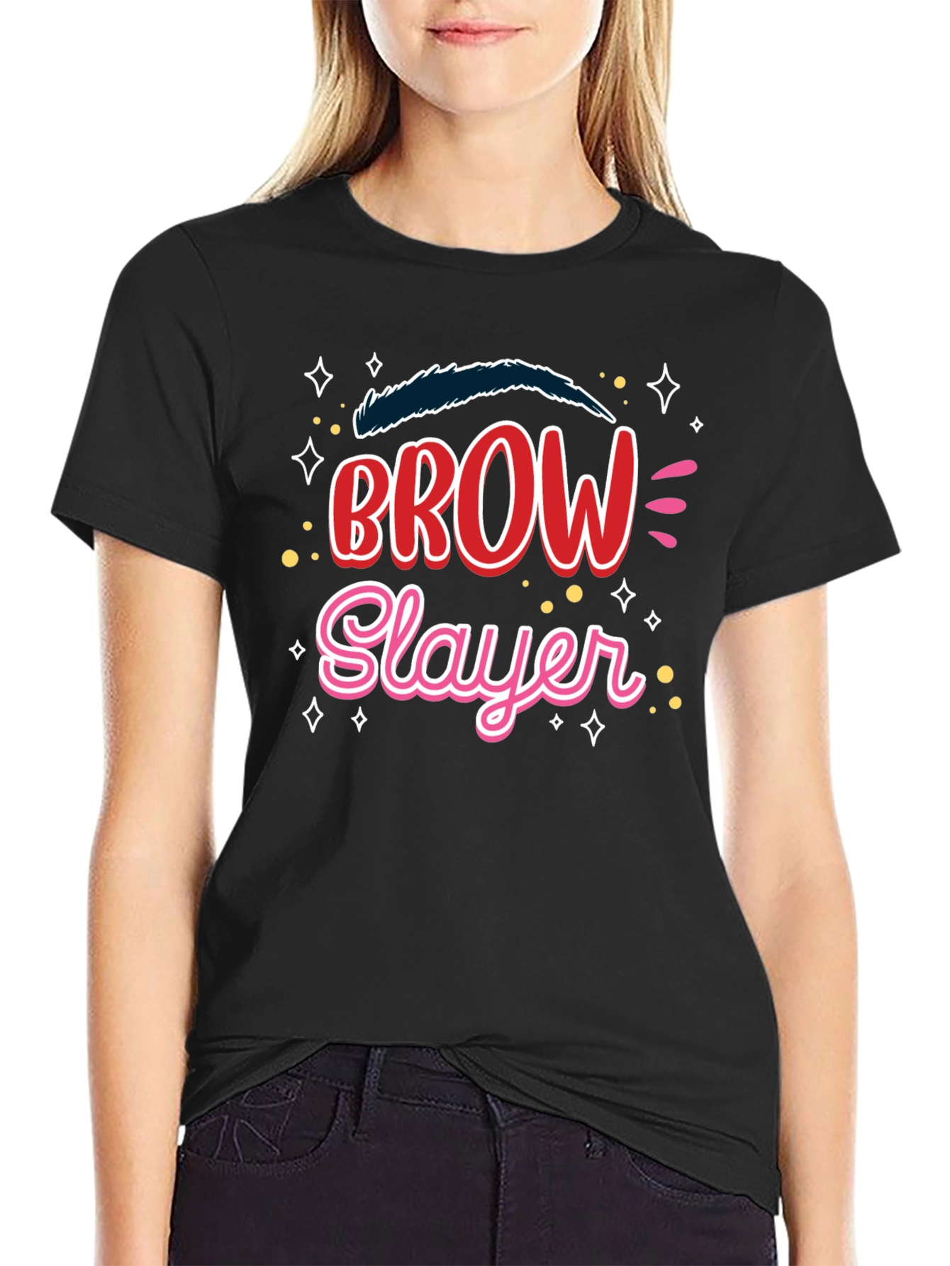 Black Brow Slayer Graphic Tee view 2