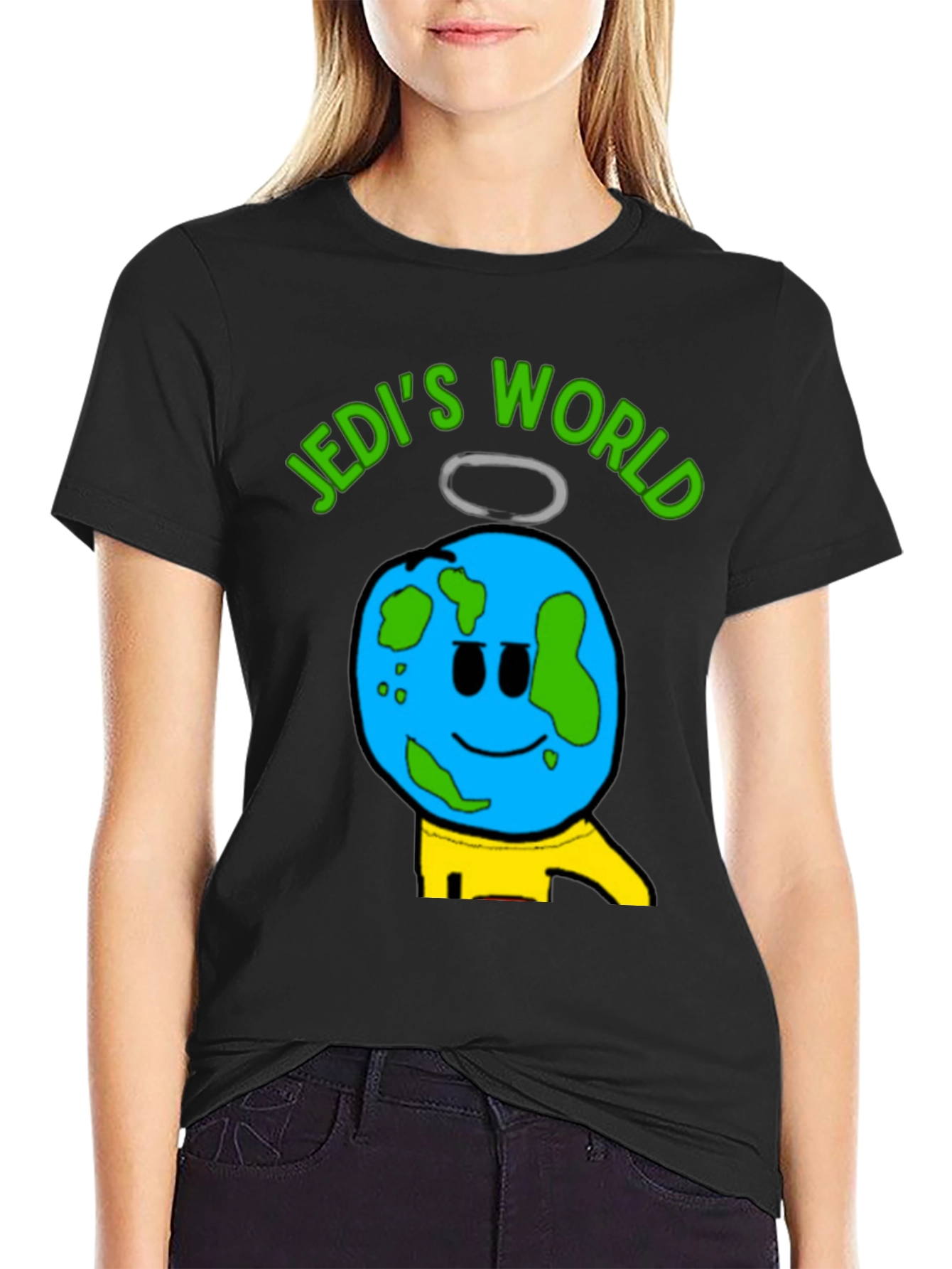 Jedi's World Graphic T-Shirt - Black - 2
