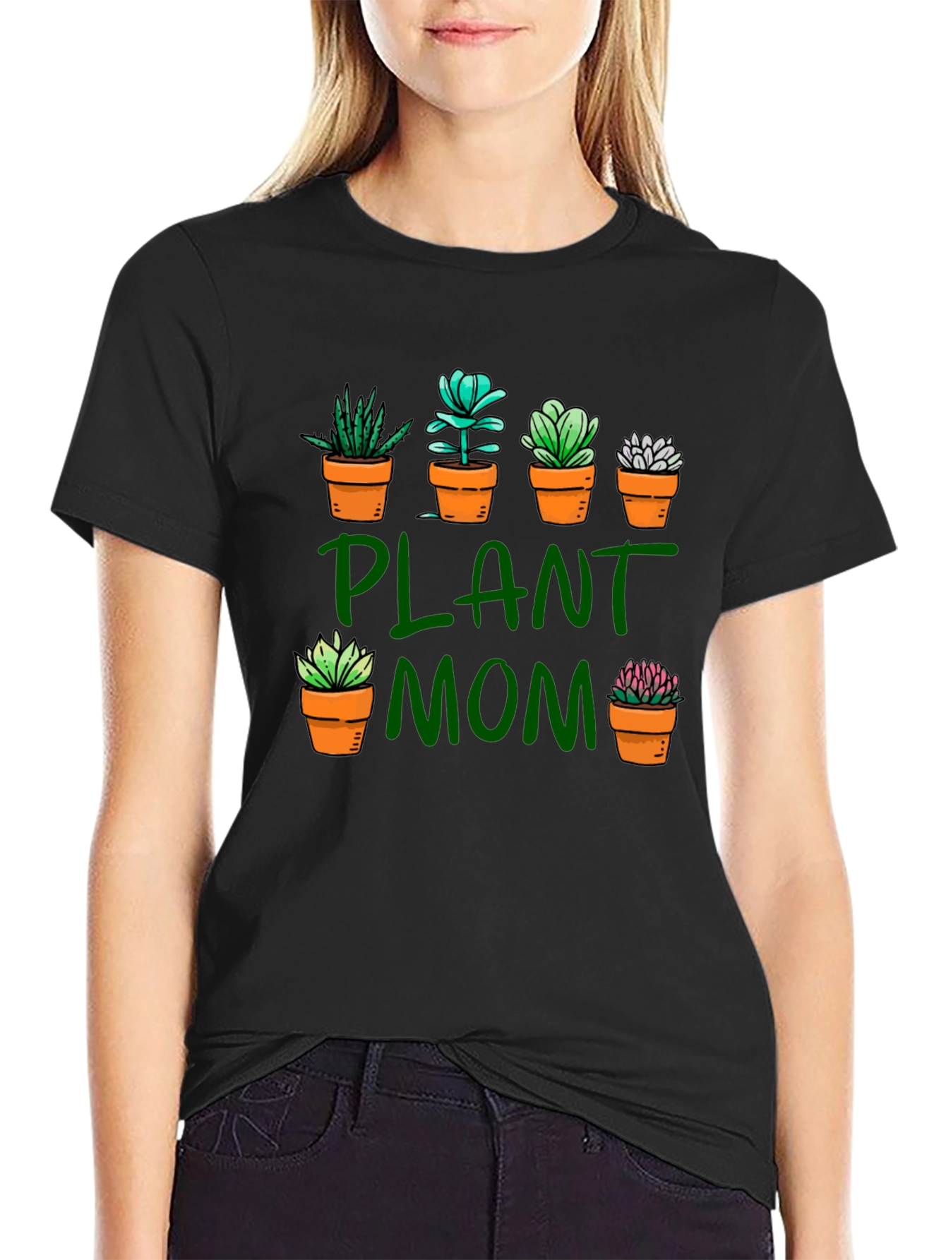 Plant Mom T-Shirt - Succulent Garden Tee - 2