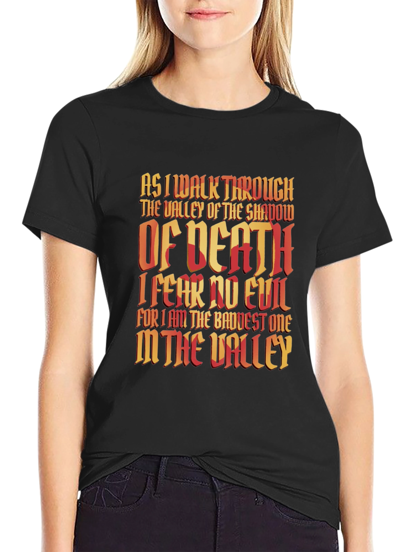 Black Valley of Death T-Shirt - Bad One Graphic Tee view 2