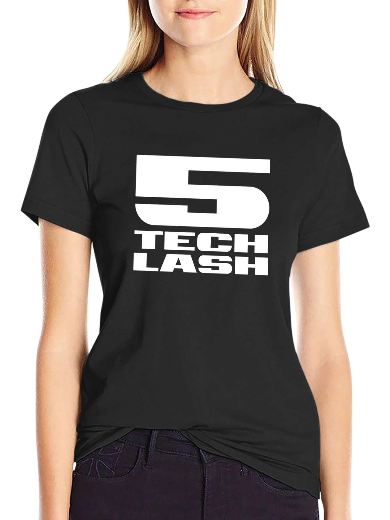 Black 5 Tech Lash Graphic T-Shirt - Bold Design view 2