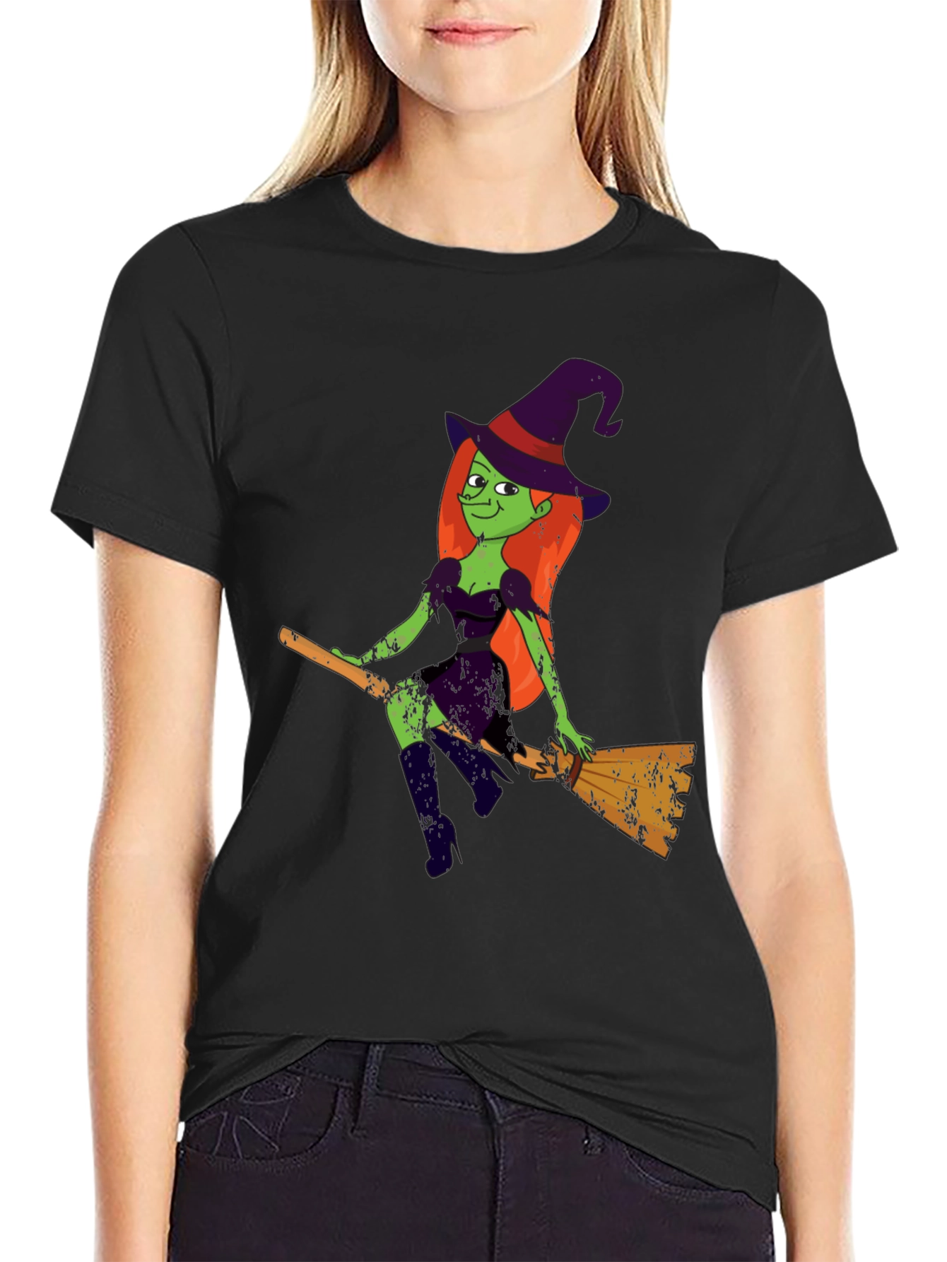Black Witch Graphic T-Shirt view 2