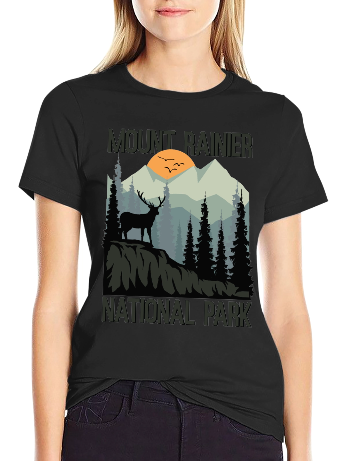 Mount Rainier National Park Graphic T-Shirt - 2
