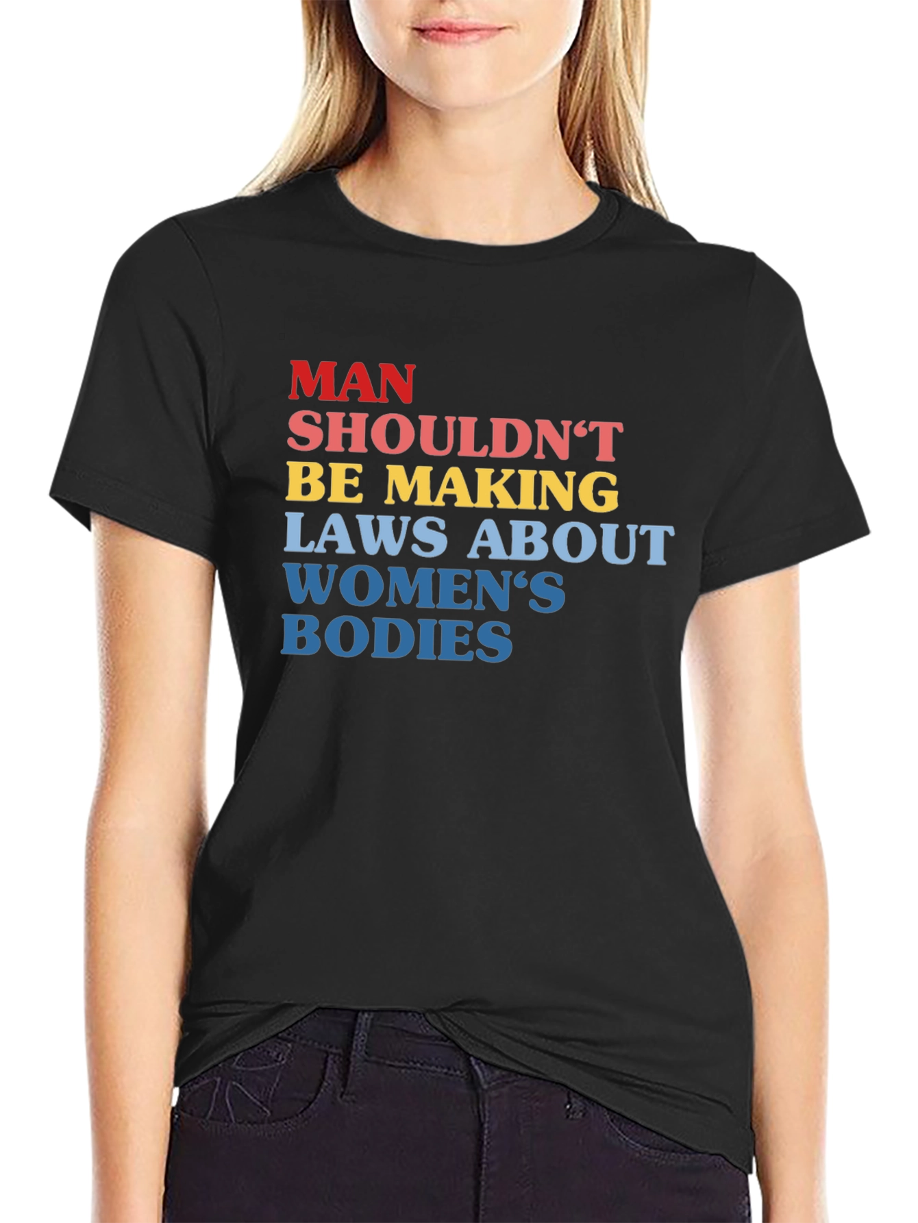 Black Man Shouldn't Be Making Laws T-Shirt view 2