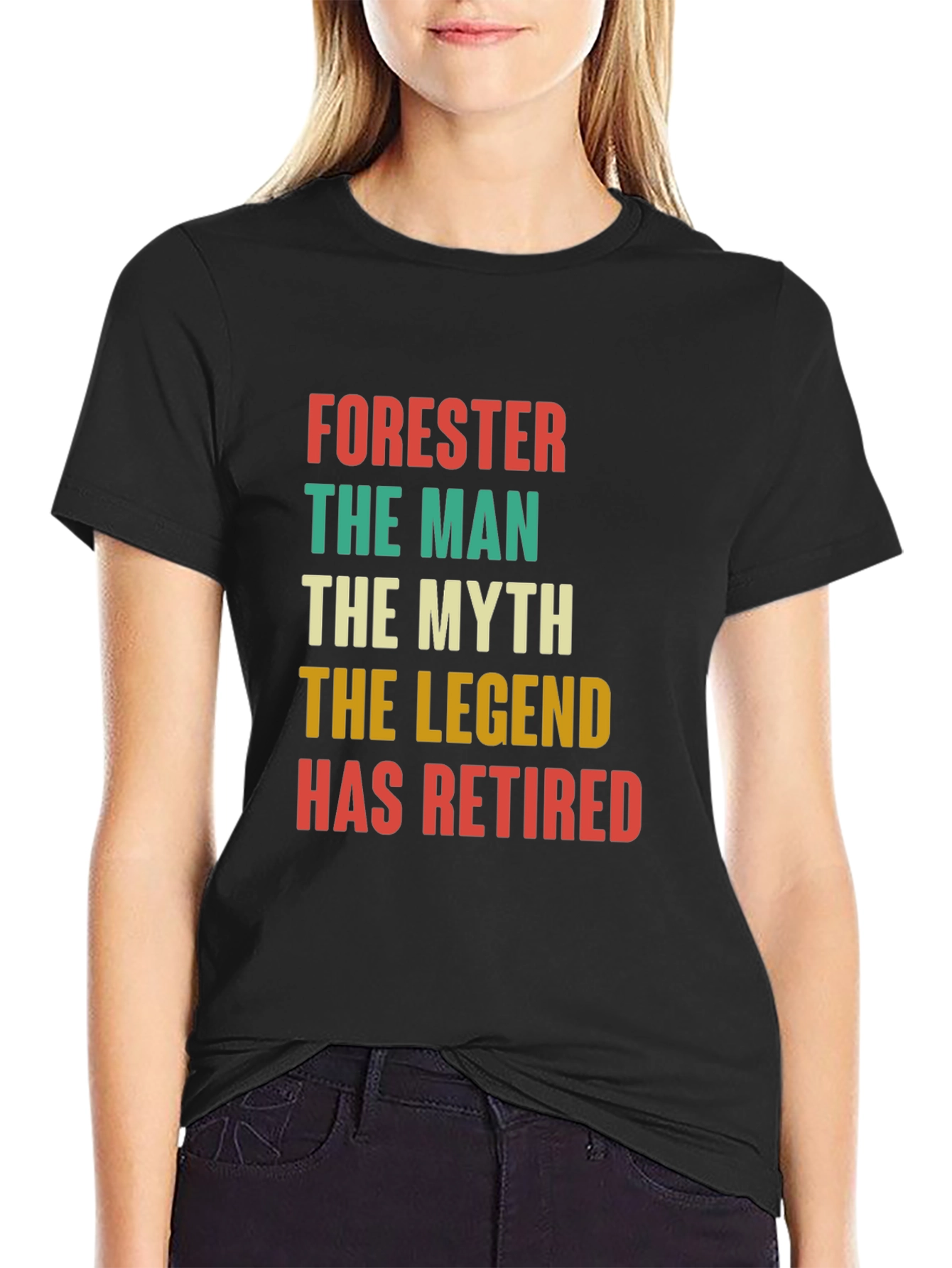 Black Forester Retirement T-Shirt: The Man, The Myth, The Legend view 2