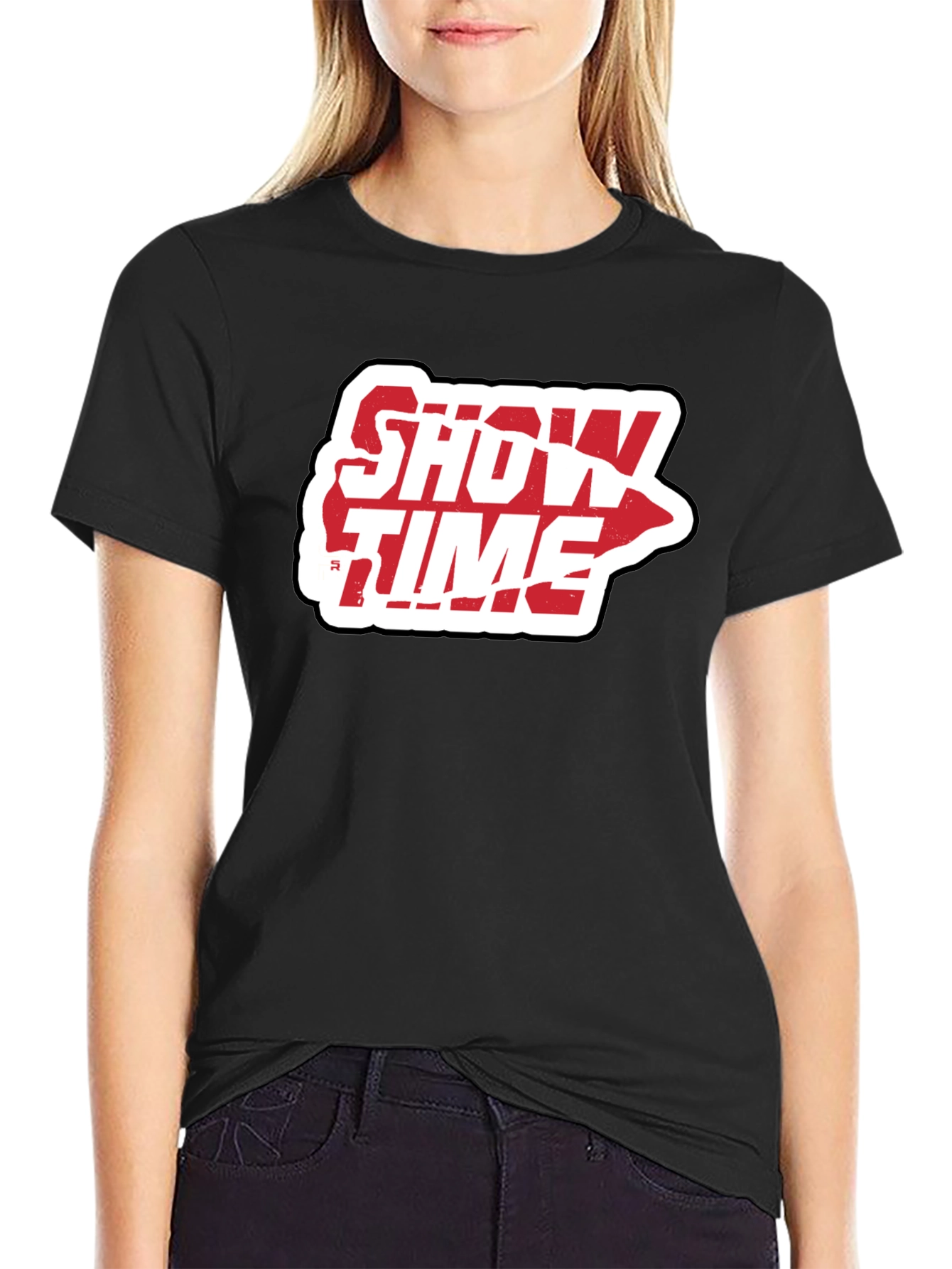 Black Showtime Graphic Tee - Black view 2