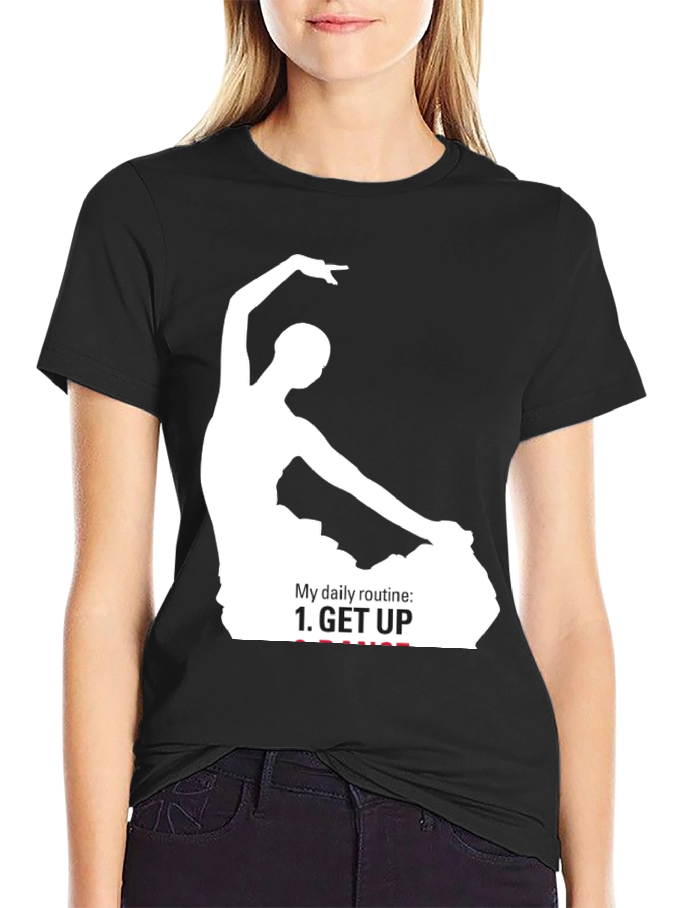 Black Dance Routine Graphic Tee view 2