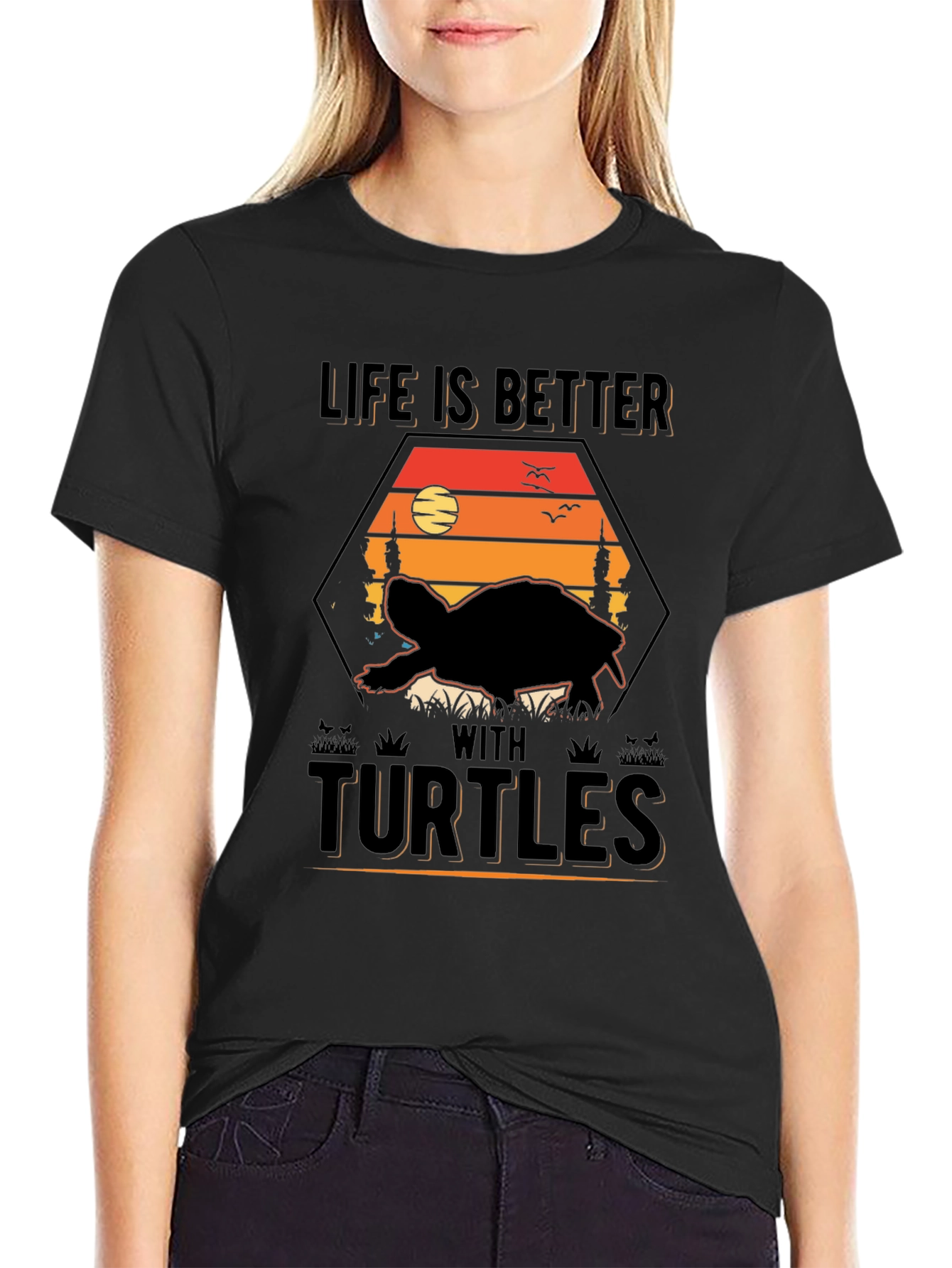 Life Is Better With Turtles Graphic Tee - 2