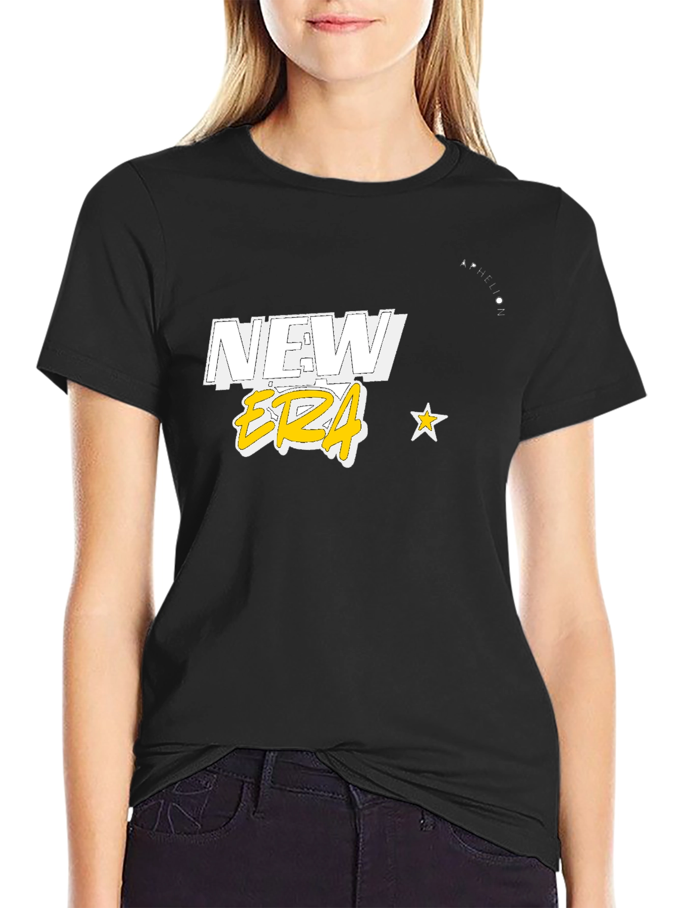 Black New Era Graphic Black T-Shirt view 2