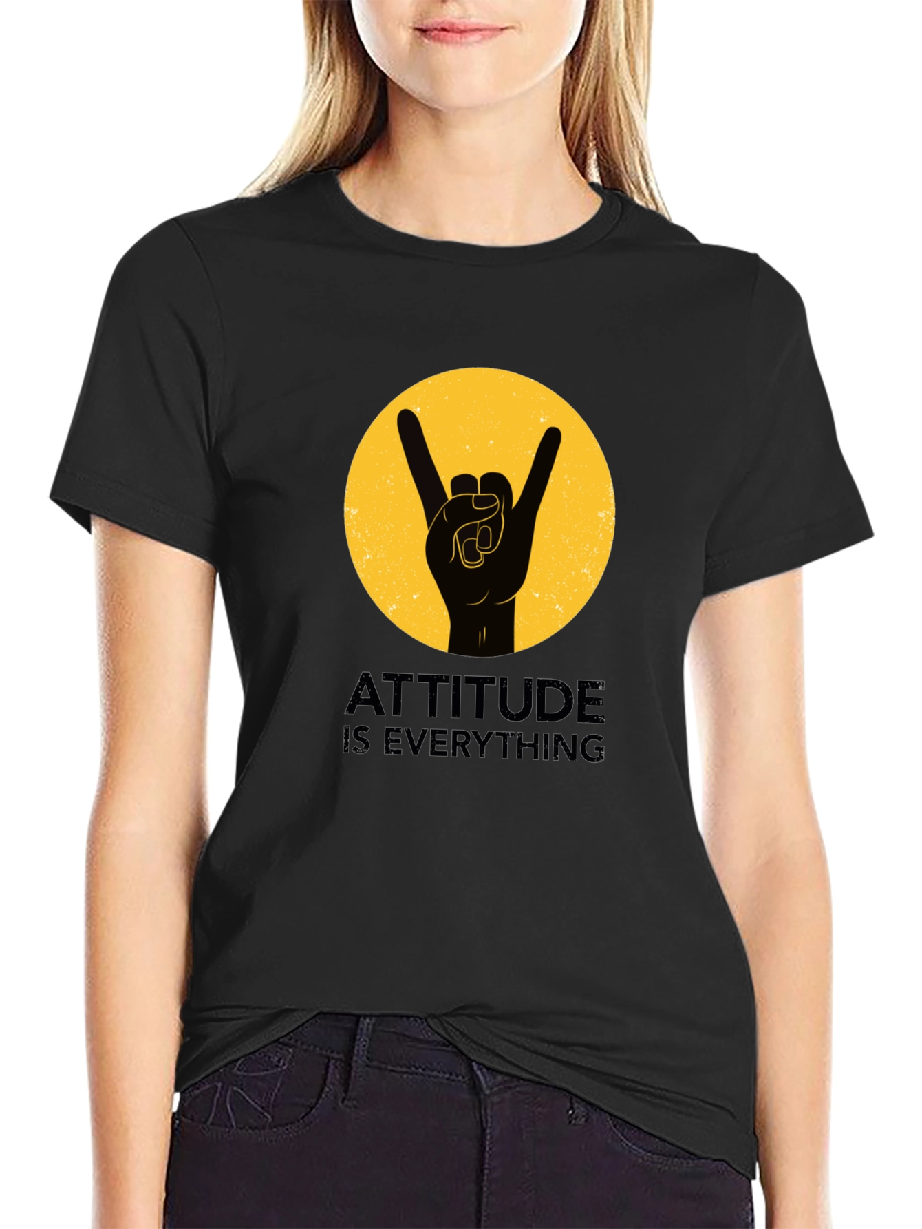 Black Attitude is Everything Graphic Tee view 2