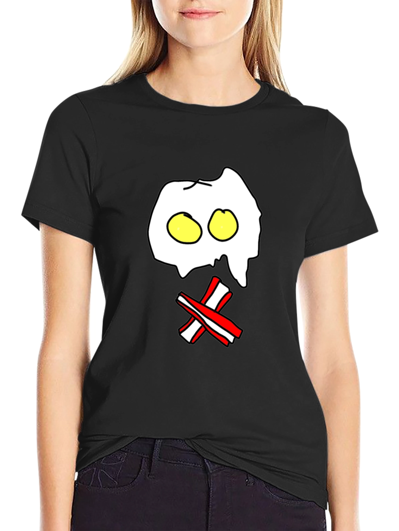 Black Egg-cellent Censored T-Shirt view 2