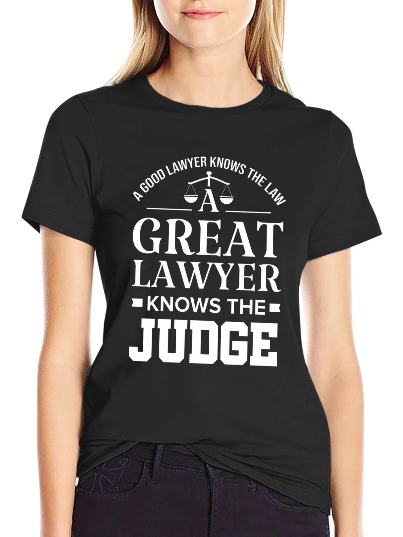 Black Lawyer Knows Judge Graphic Tee view 2
