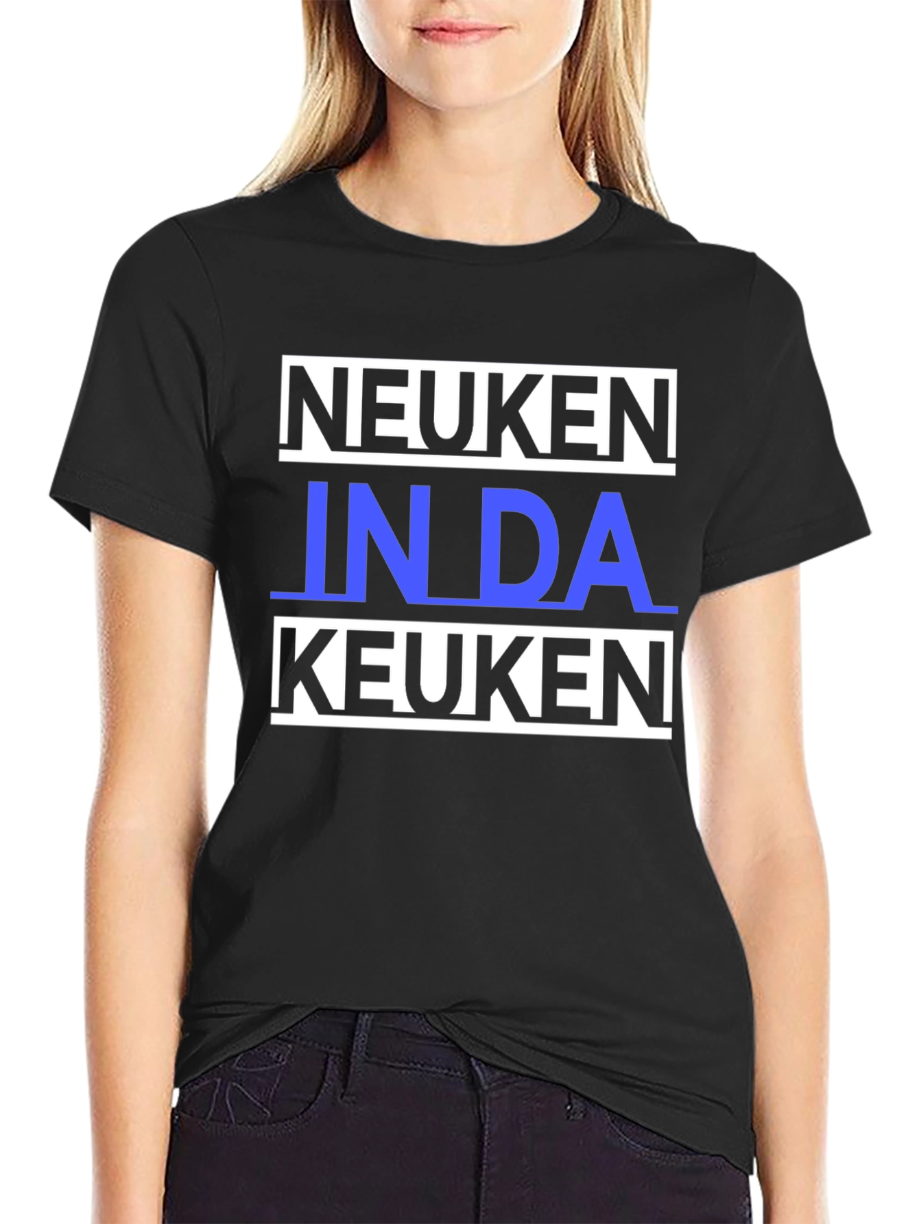 Black Neuken in Da Keuken Graphic T-Shirt view 2