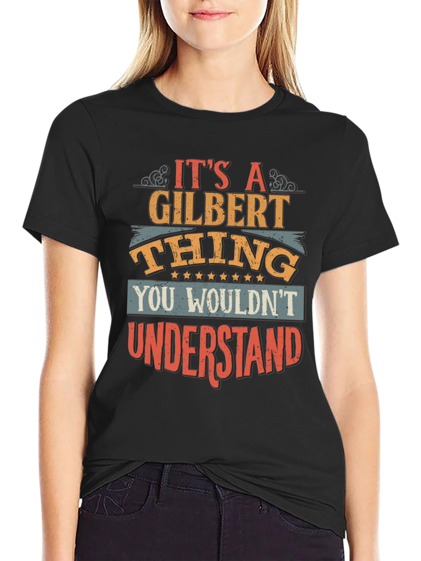 Black Gilbert Thing T-Shirt - You Wouldn't Understand view 2