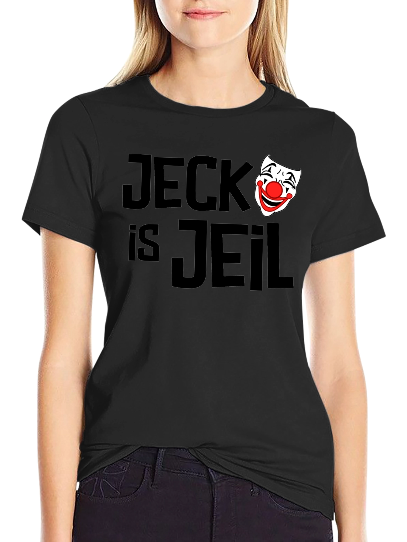 Black Jeck is Jeil Funny T-Shirt view 2