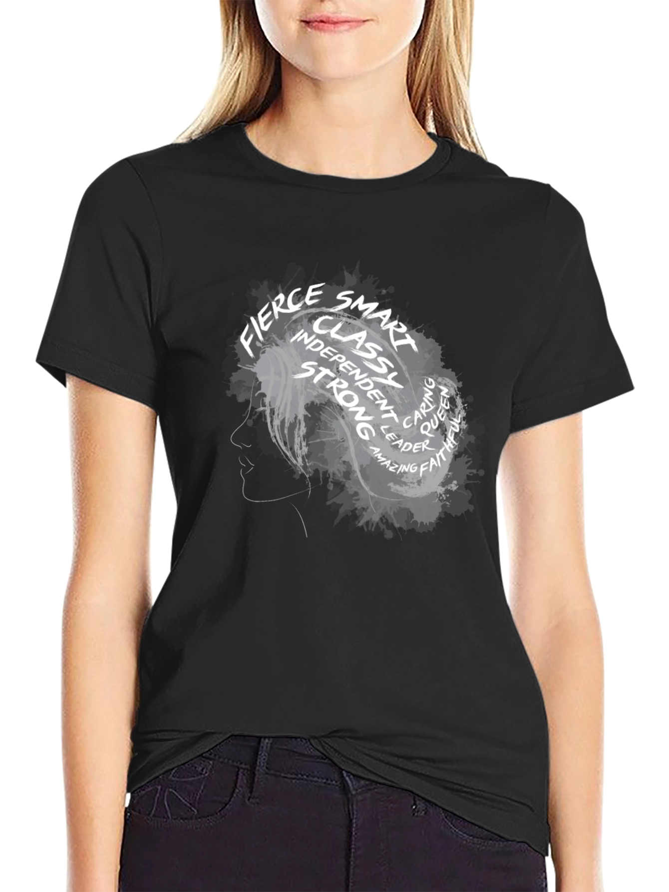 Empowered Woman Graphic Tee - Black - 2