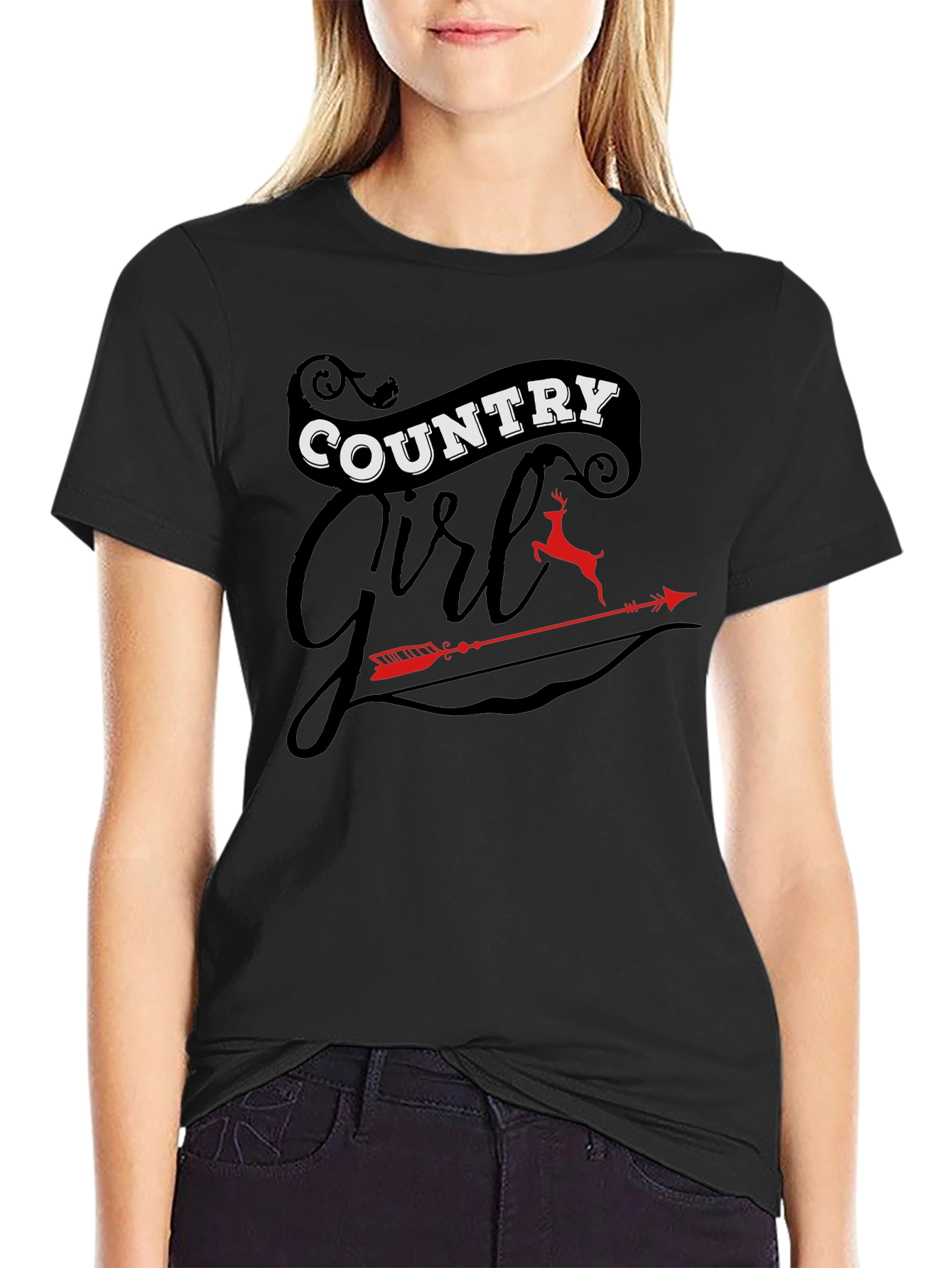 Black Country Girl Graphic Tee view 2