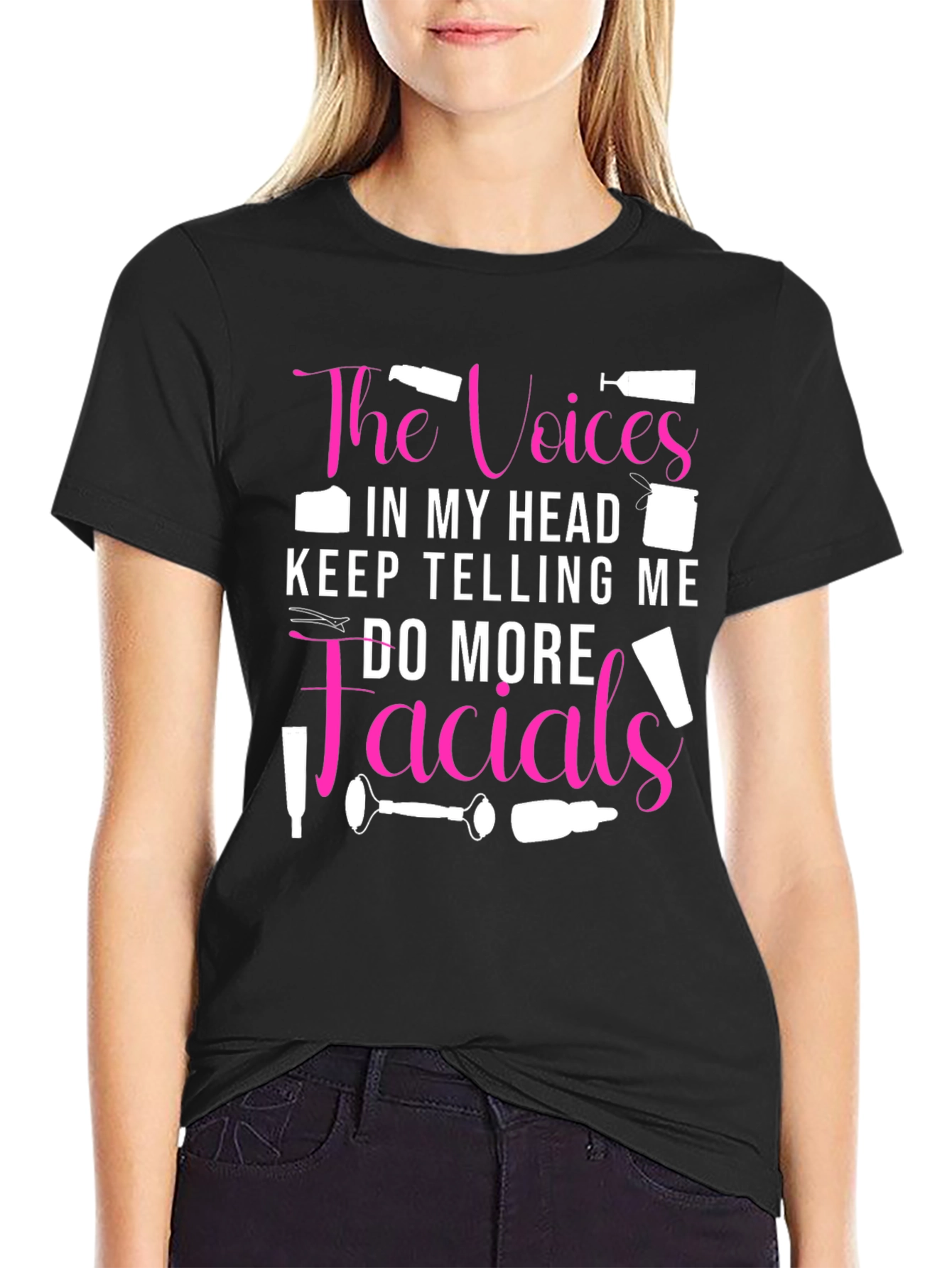 Voices in My Head Facials Graphic Tee - 2