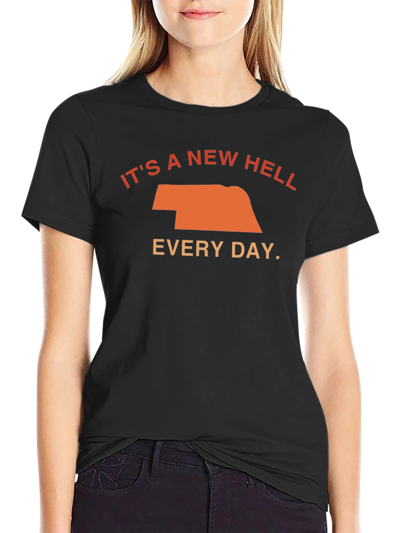 Black It's a New Hell Every Day T-Shirt view 2