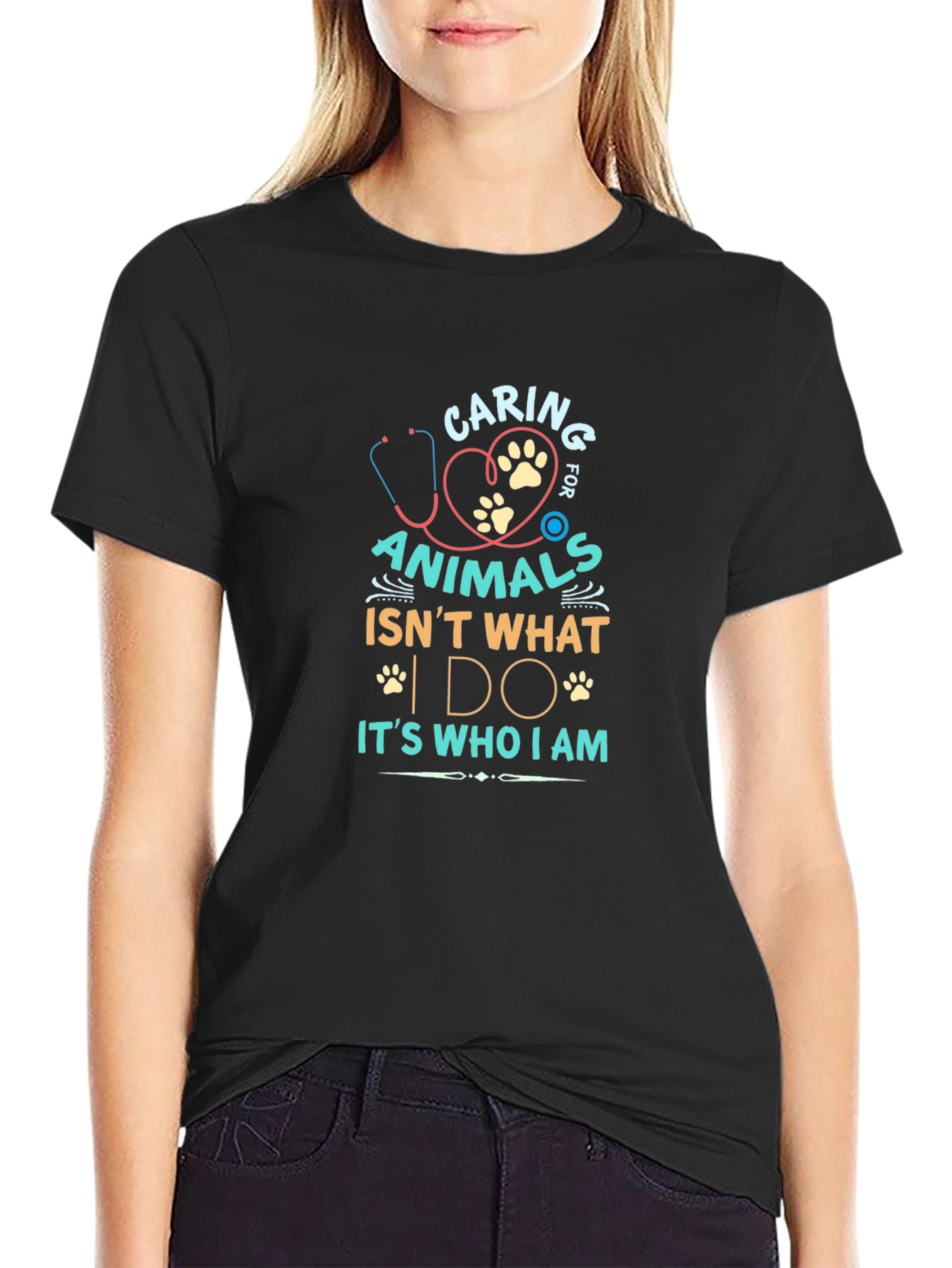 Caring for Animals Graphic T-Shirt - 2