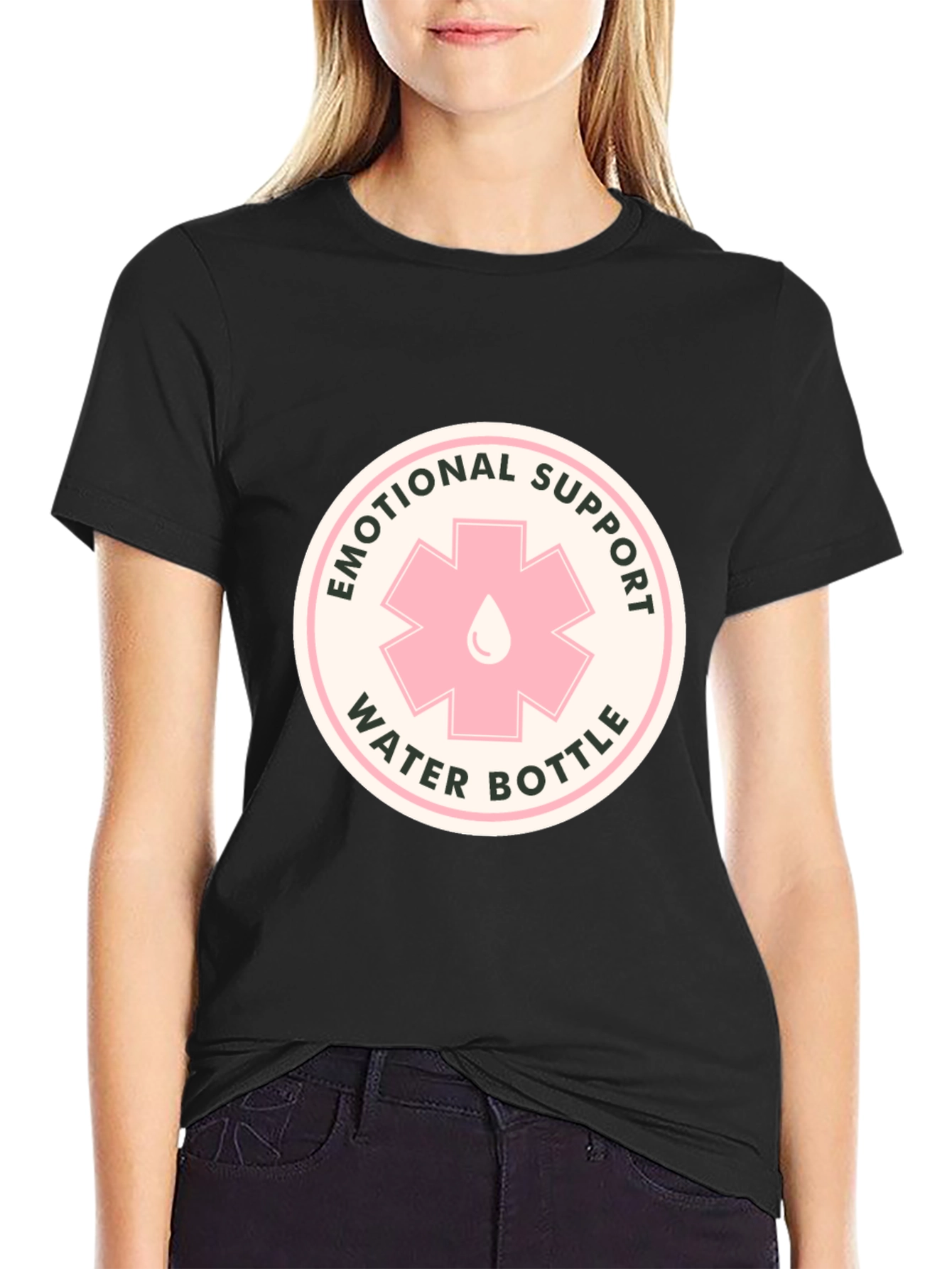 Emotional Support Water Bottle T-Shirt - 2
