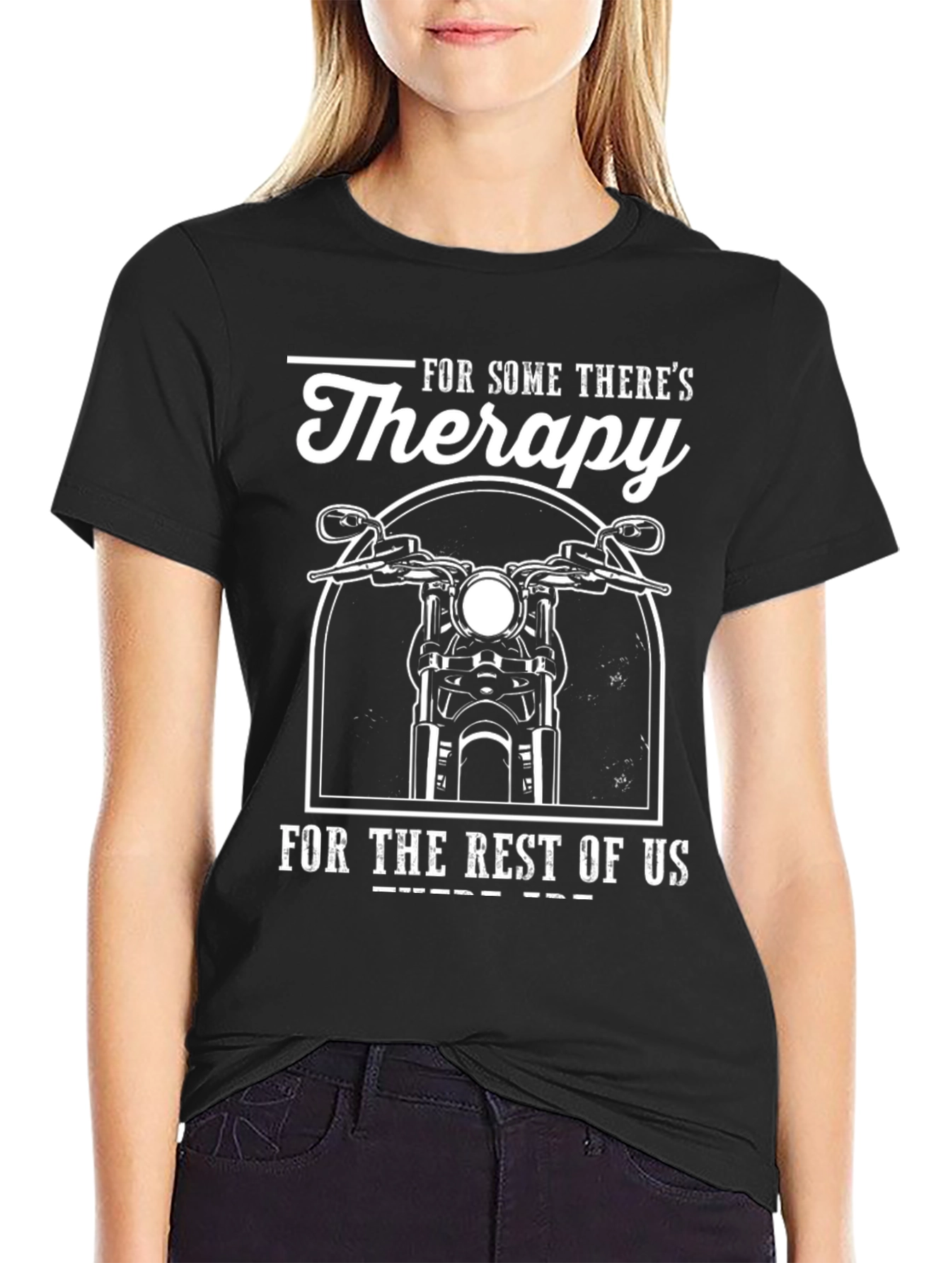 Therapy Motorcycle T-Shirt - Black - 2