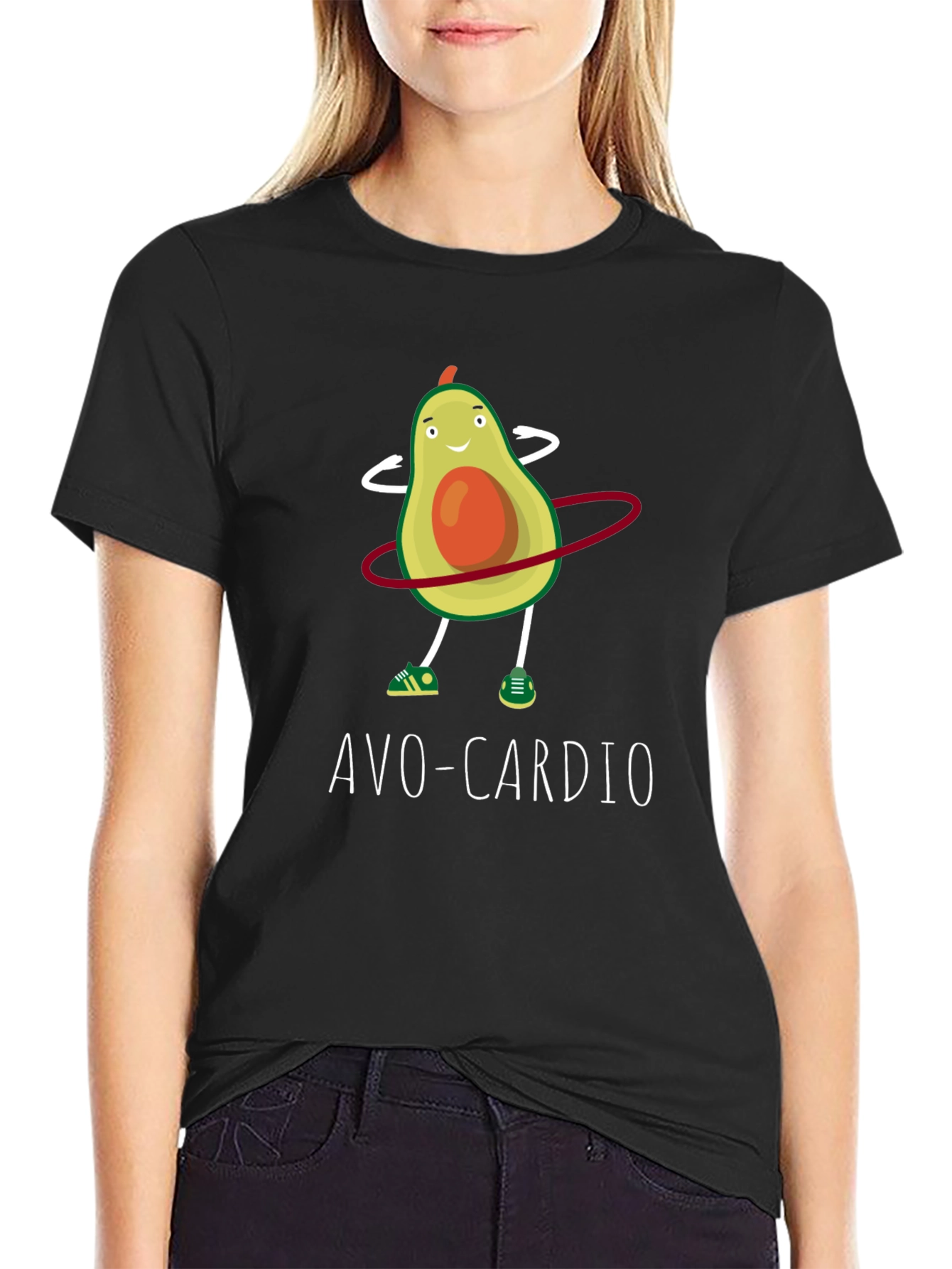 Black Avo-Cardio Graphic T-Shirt view 2