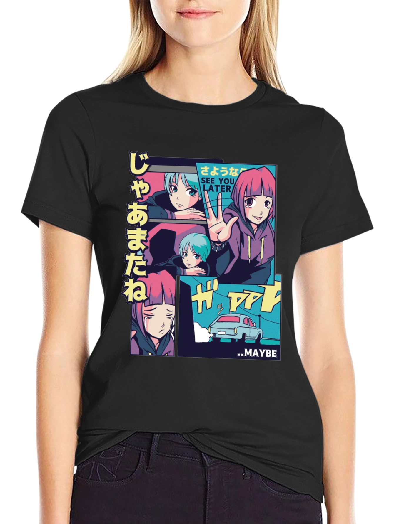 Anime Manga Style Graphic Tee - 2