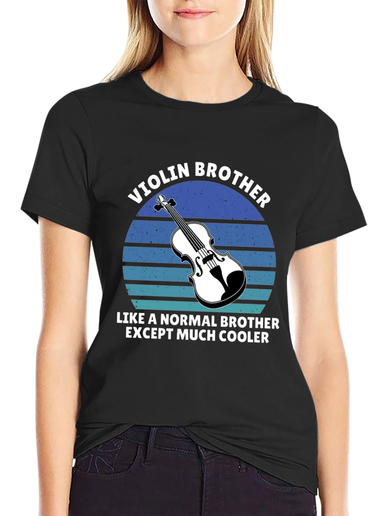 Black Violin Brother T-Shirt - Musician Gift view 2