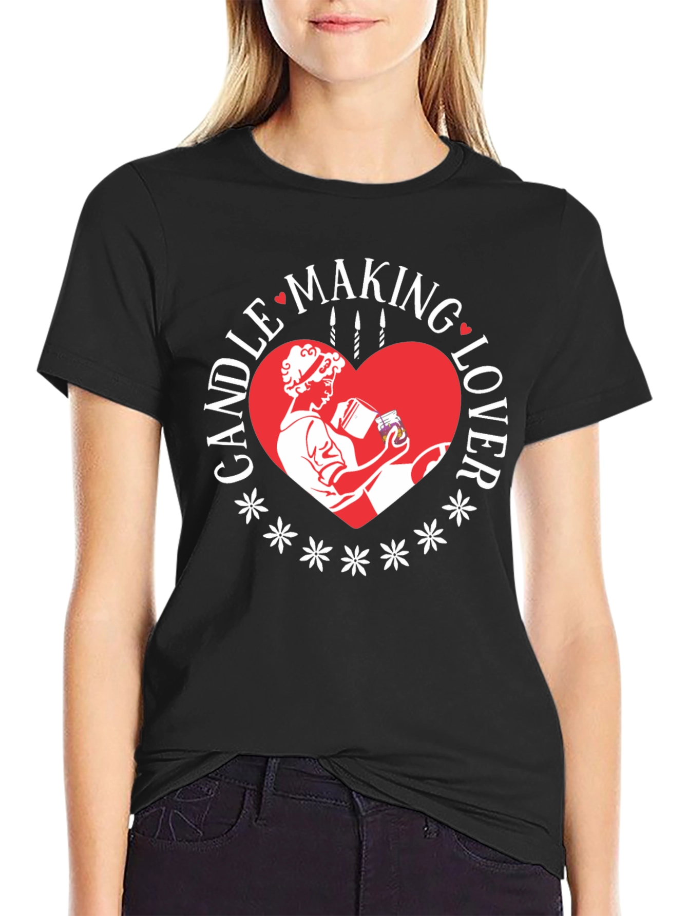 Black Candle Making Lover Black T-Shirt view 2