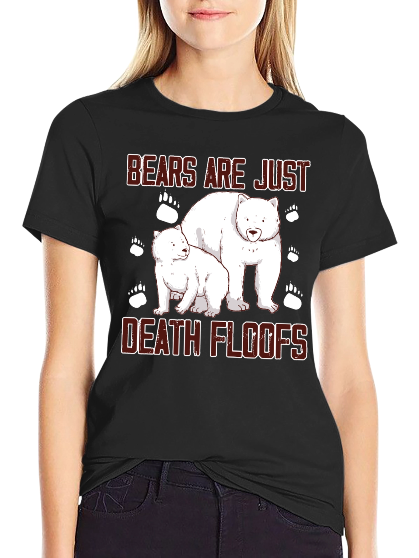 Black Bears Are Just Death Floofs T-Shirt view 2