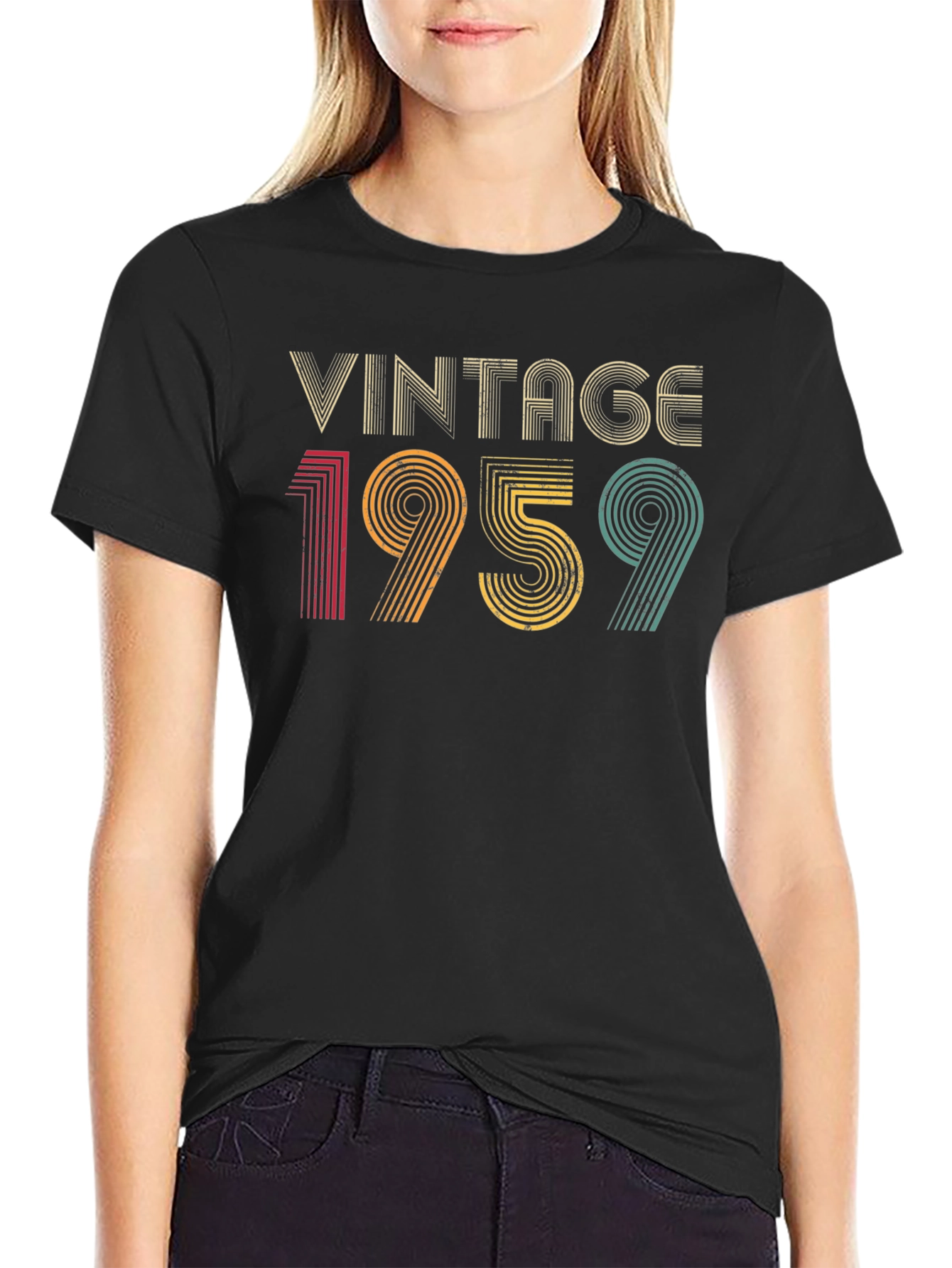 Black Vintage 1959 Graphic Tee view 2