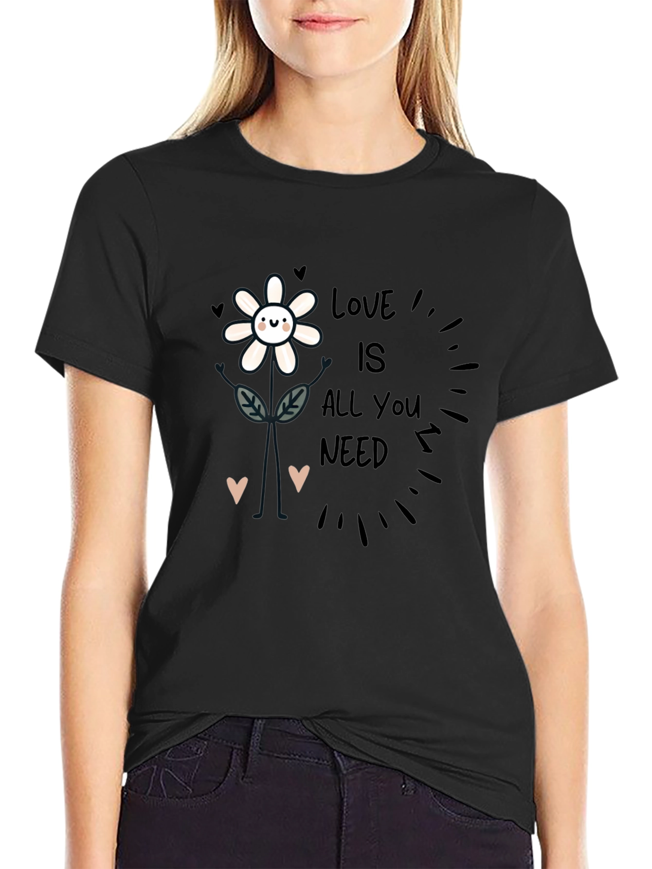 Black Love Is All You Need T-Shirt view 2