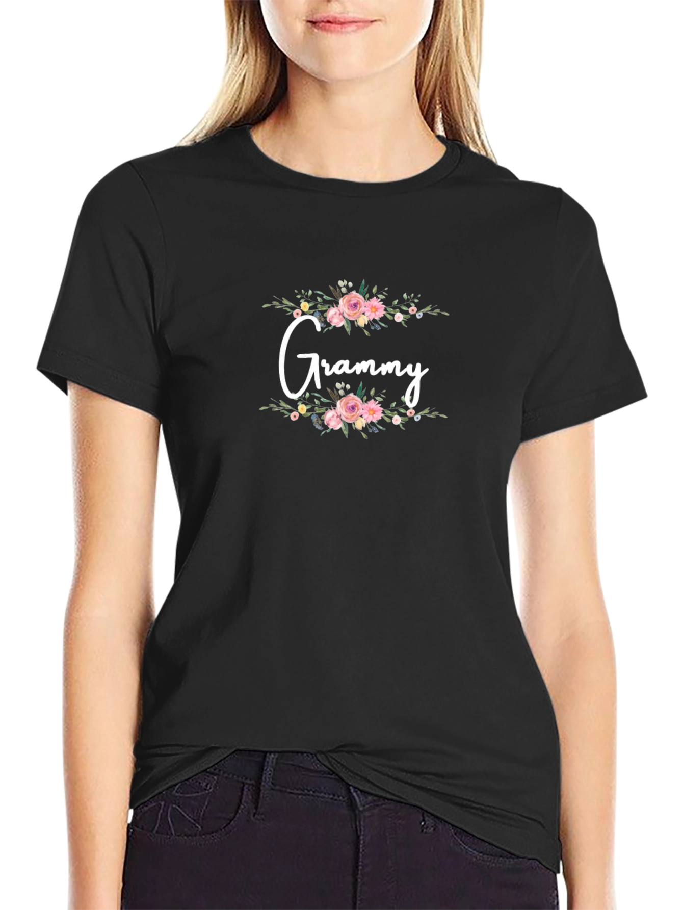 Floral Grammy T-Shirt - Perfect Gift for Grandmothers - 2