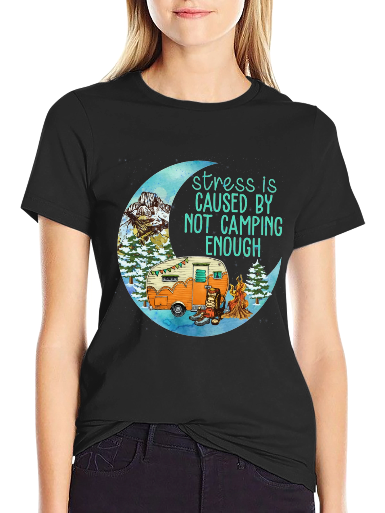 Camping Stress Relief T-Shirt - 2