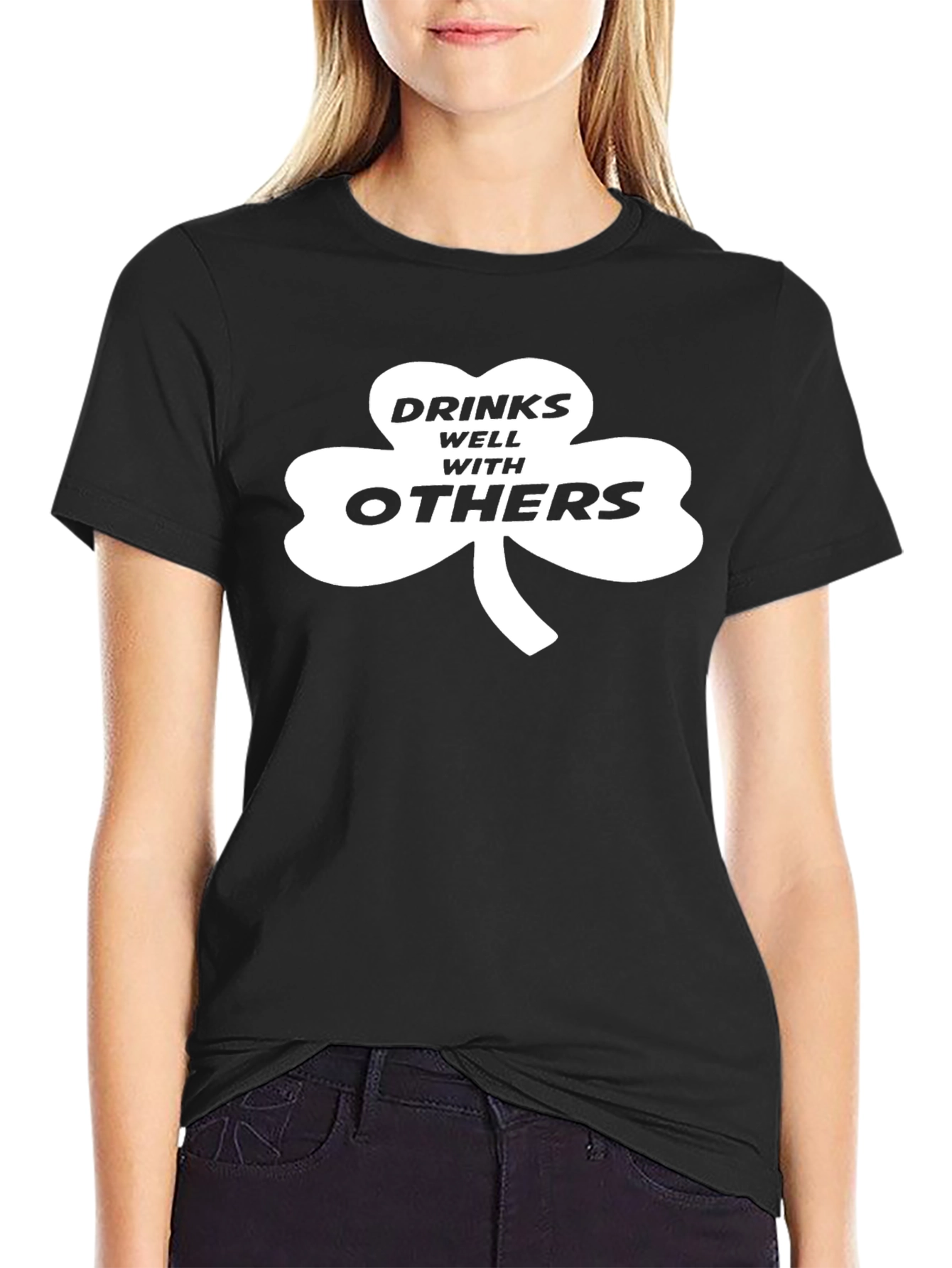 Drinks Well With Others Clover T-Shirt - 2