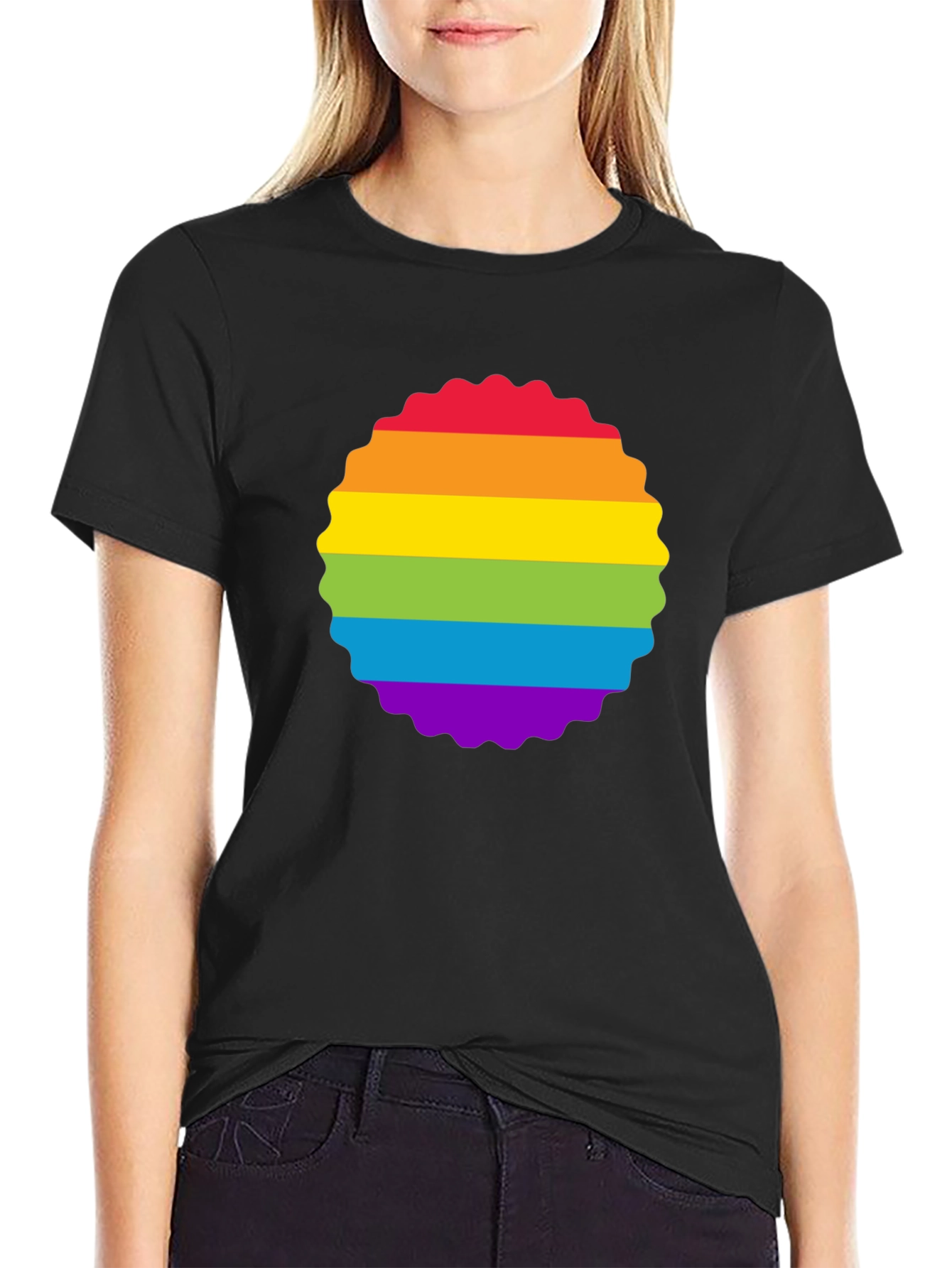 Rainbow Pride T-Shirt - Colorful Graphic Tee - 2
