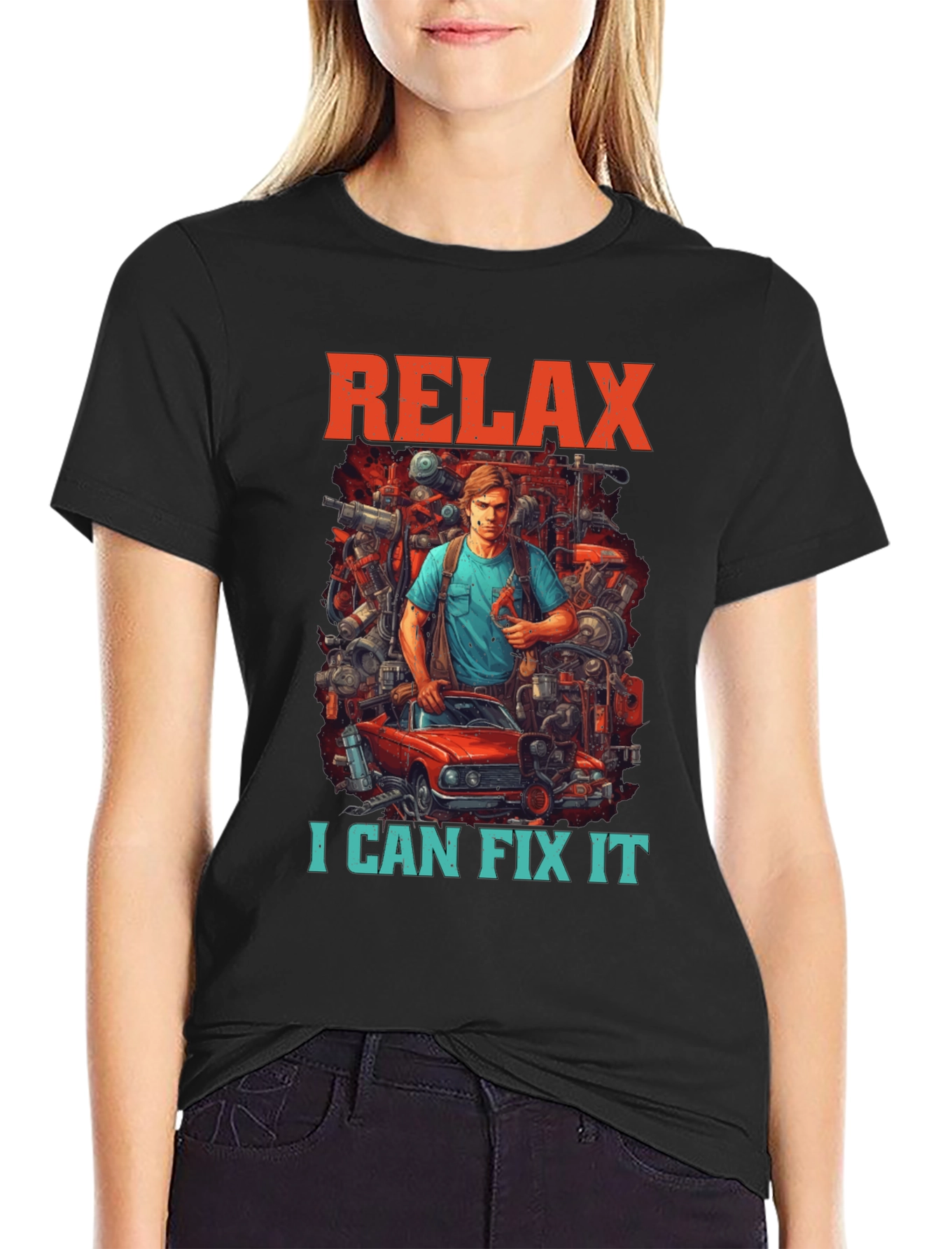 Relax I Can Fix It Graphic T-Shirt - 2