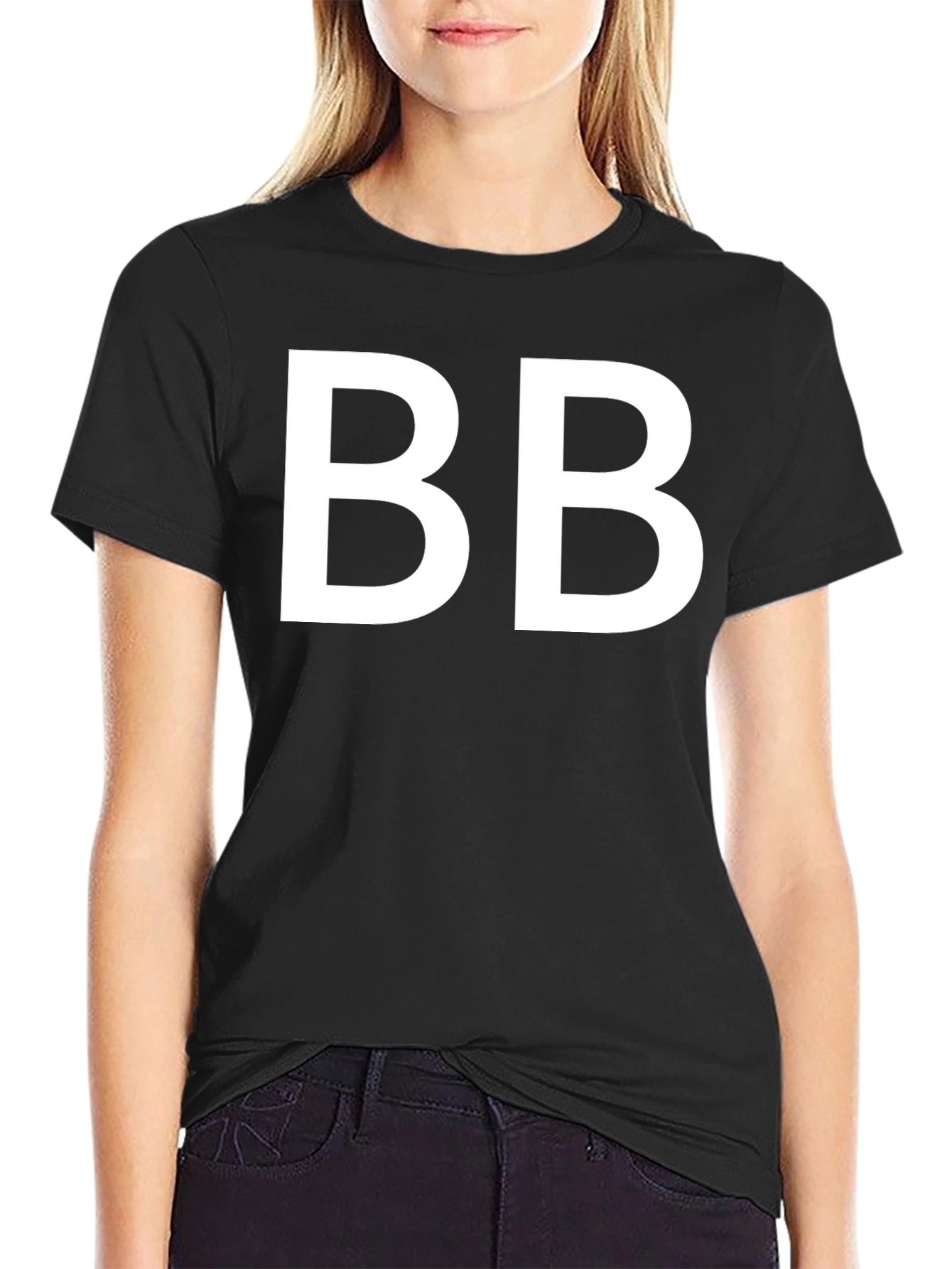 Black BB Graphic Tee - Bold & Stylish view 2