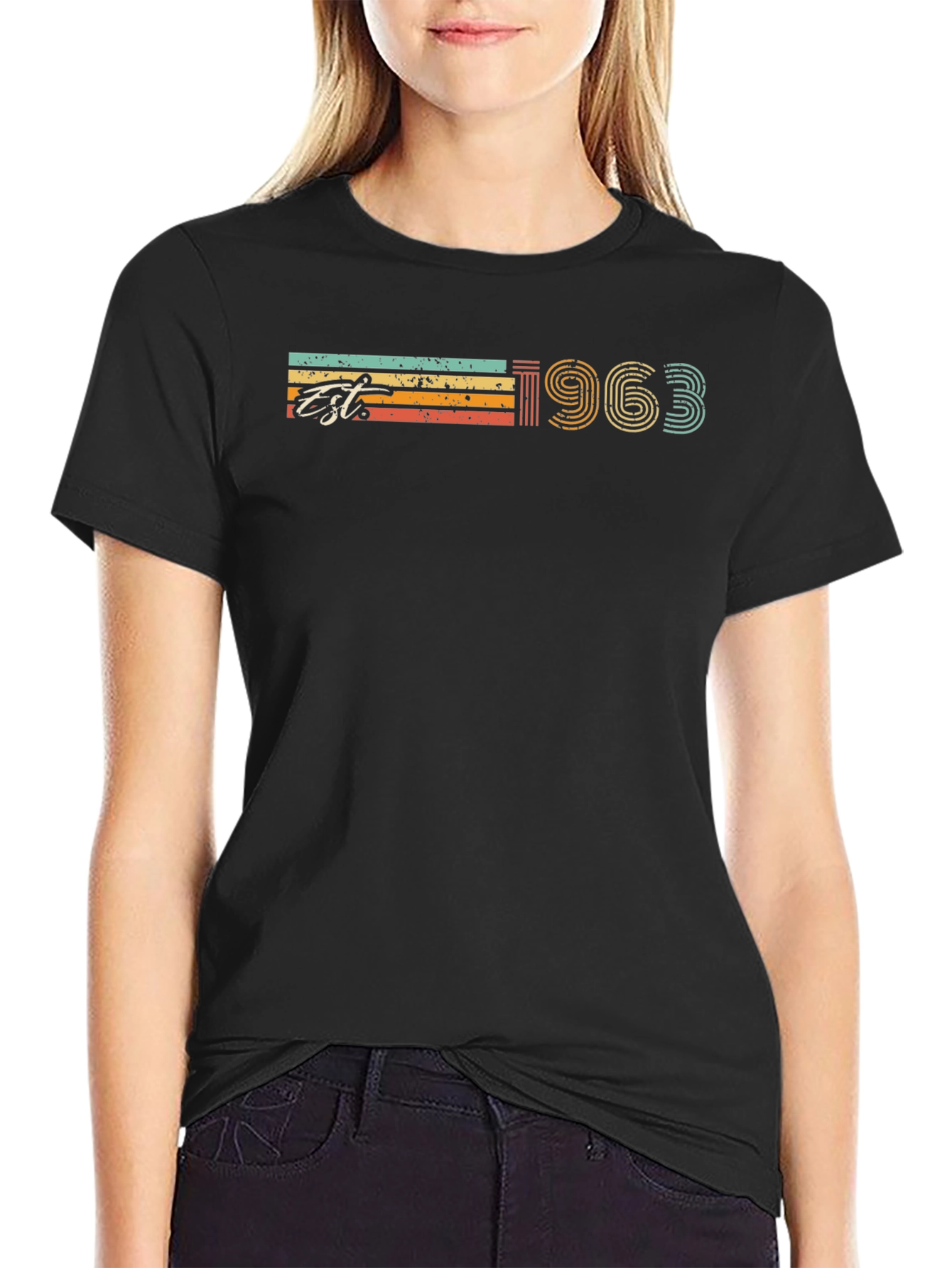 Black Est. 1963 Vintage T-Shirt  view 2