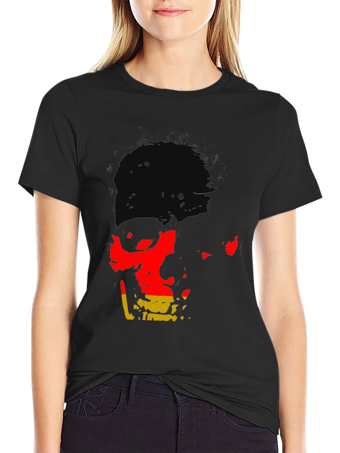 German Flag Silhouette T-Shirt - 2