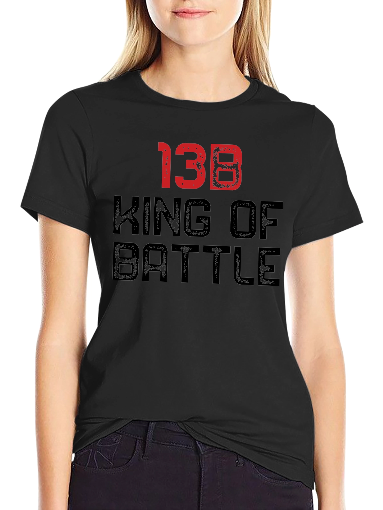 Black King of Battle T-Shirt view 2