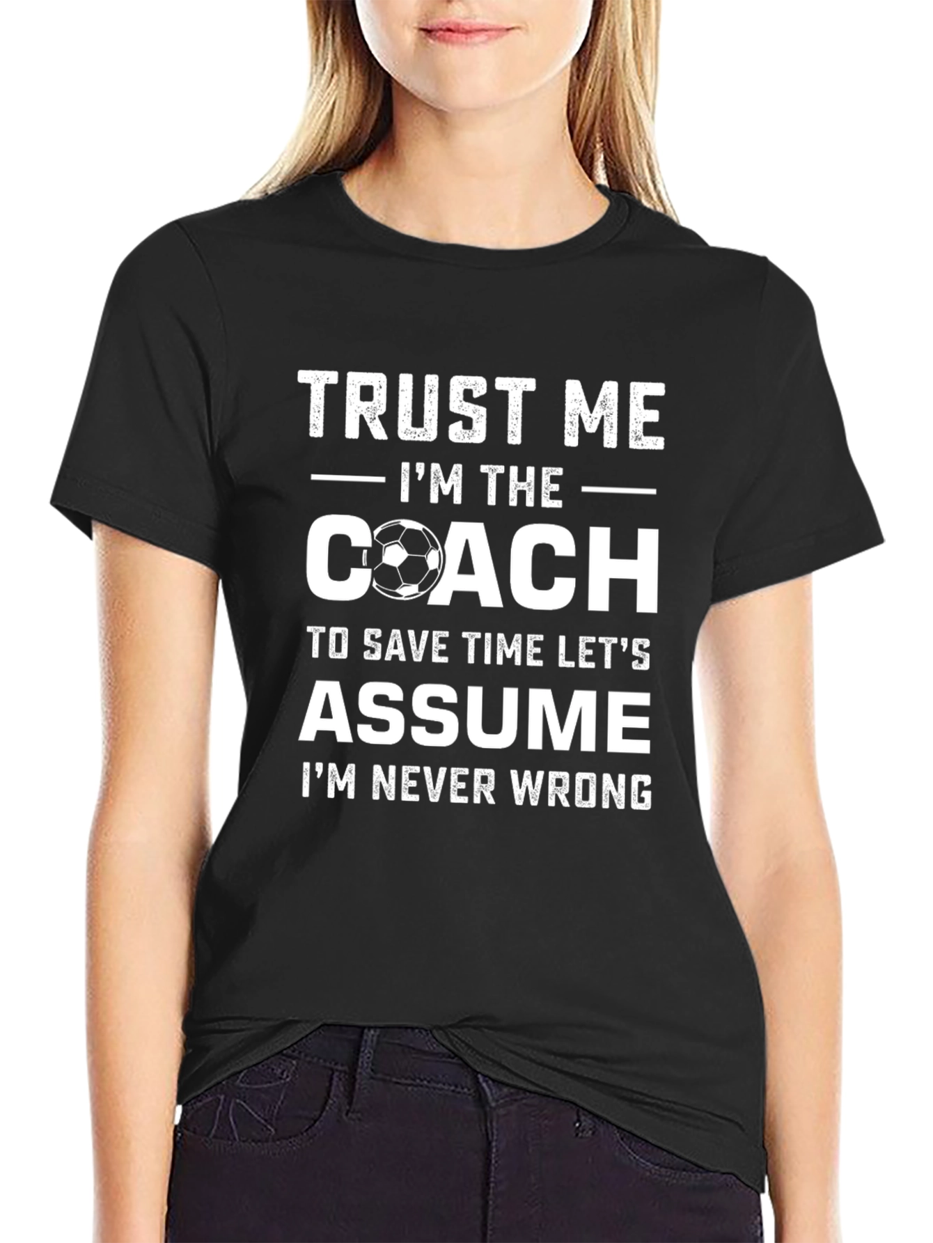 Black Trust Me I'm The Coach T-Shirt view 2