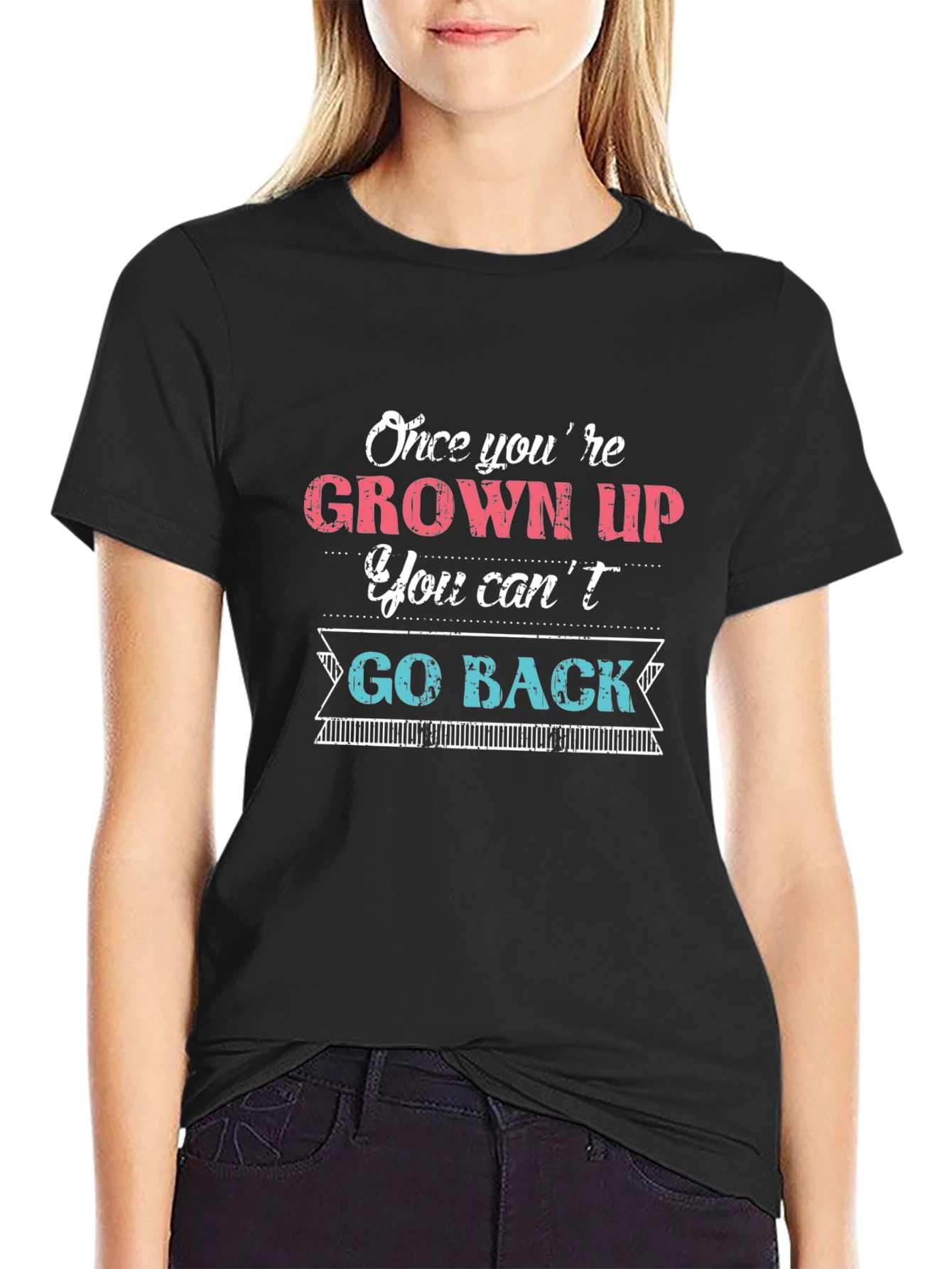 Black Once You're Grown Up T-Shirt view 2